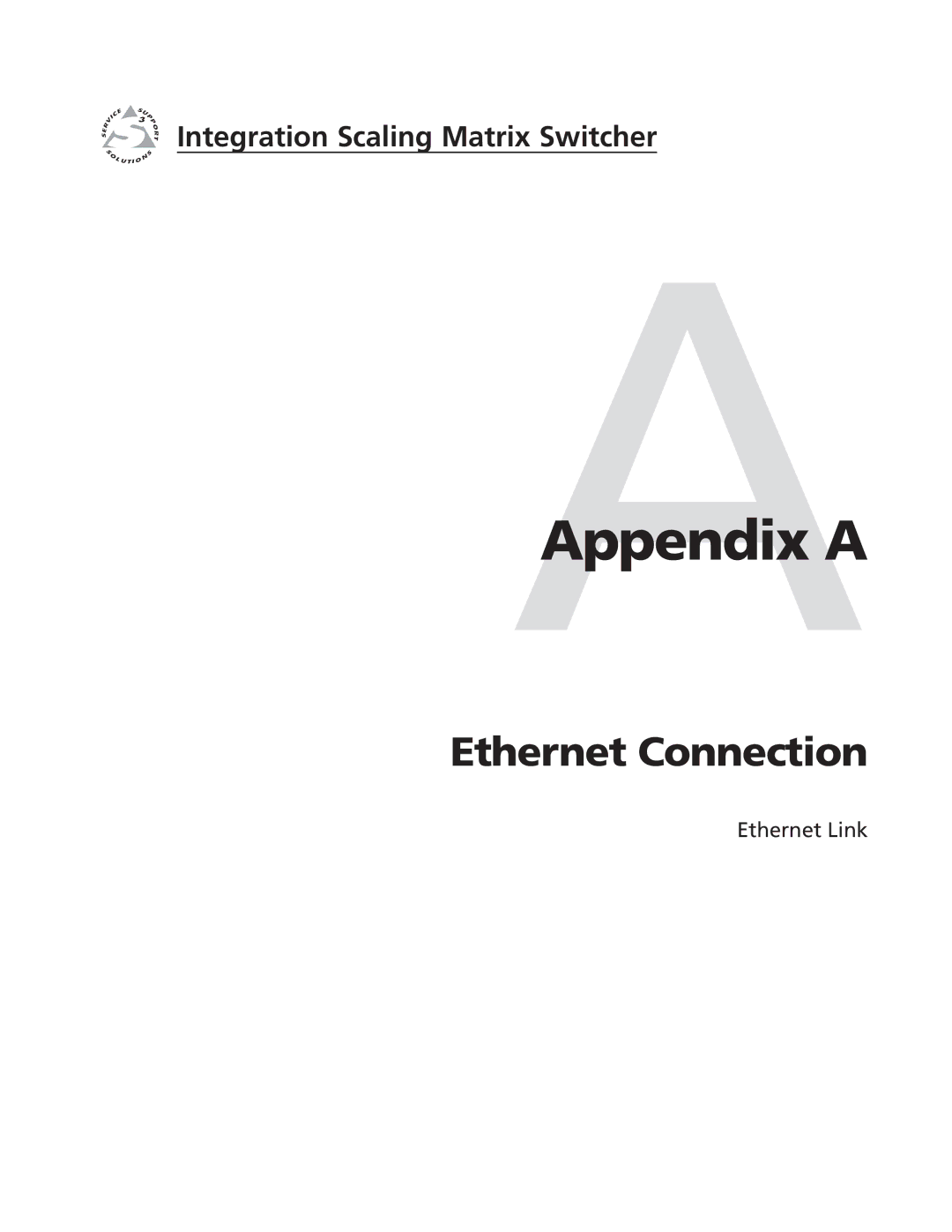 Extron electronic ISM 182 manual AAppendix a 