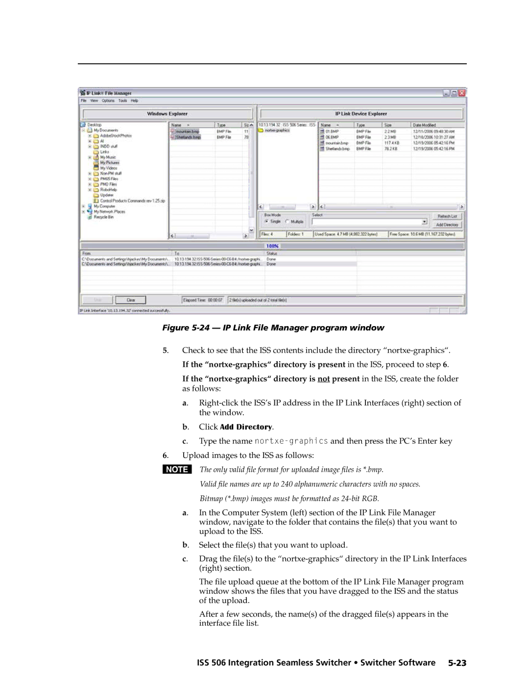 Extron electronic ISS 506 manual Click Add Directory 