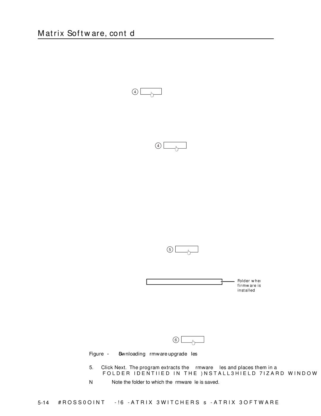 Extron electronic MAV Plus Series Downloading firmware upgrade files, Folder identified in the InstallShield Wizard window 