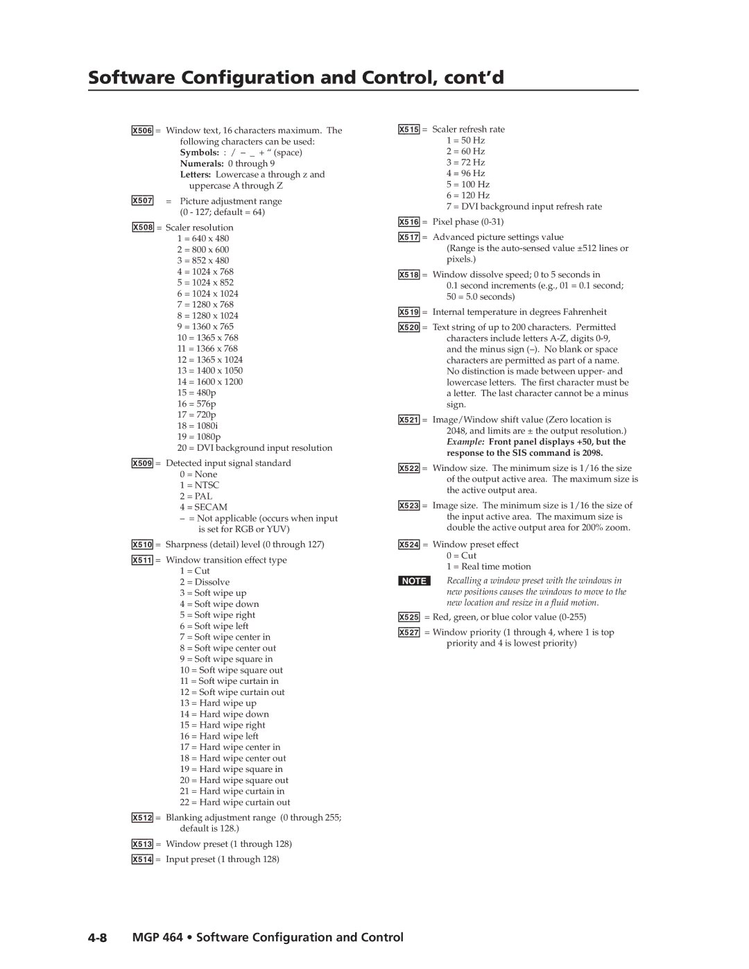 Extron electronic MGP 464 DI manual = Secam 