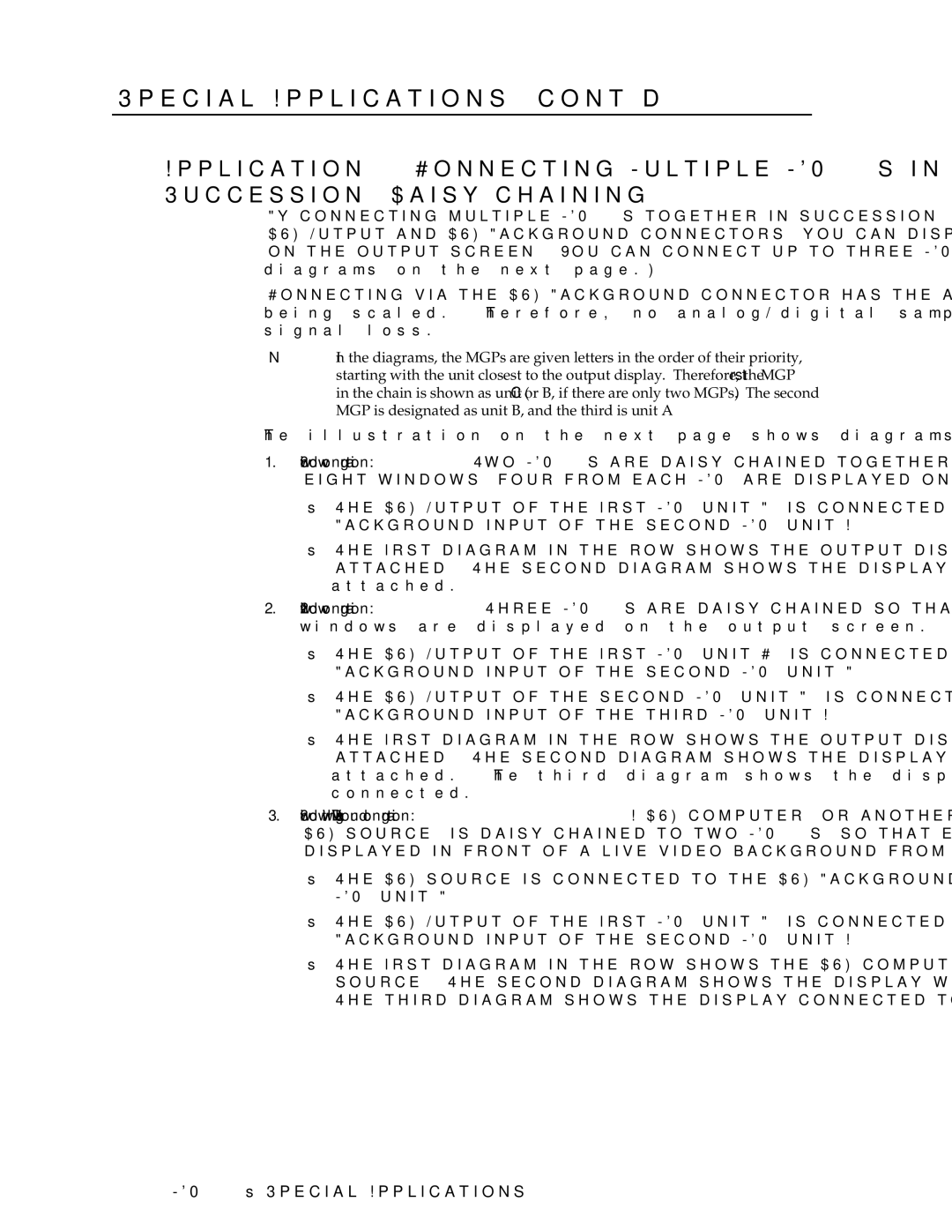 Extron electronic MGP 464 HD-SDI manual Preliminary 