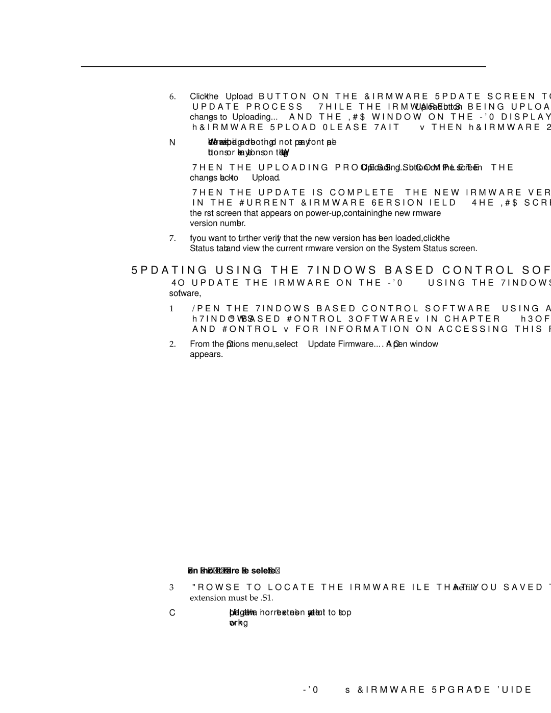 Extron electronic MGP 464 HD-SDI Updating using the Windows-based control software, MGP 464 Firmware Upgrade Guide B-7 