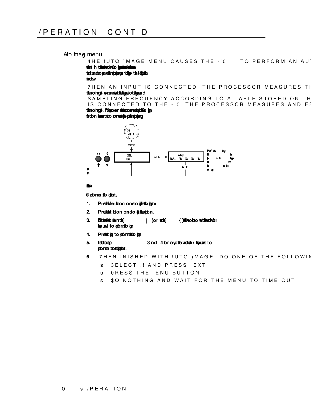 Extron electronic MGP 464 HD-SDI manual Auto Image menu flow, When finished with Auto Image, do one of the following 