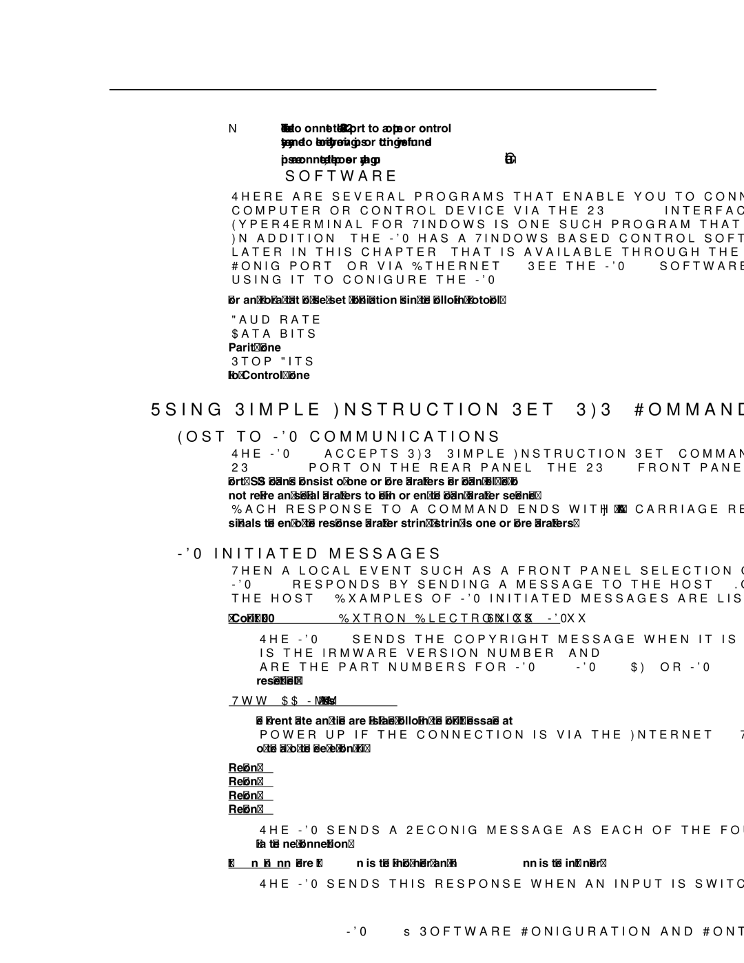 Extron electronic MGP 464 HD-SDI manual Using Simple Instruction Set SIS Commands, Software, Host-to-MGP communications 