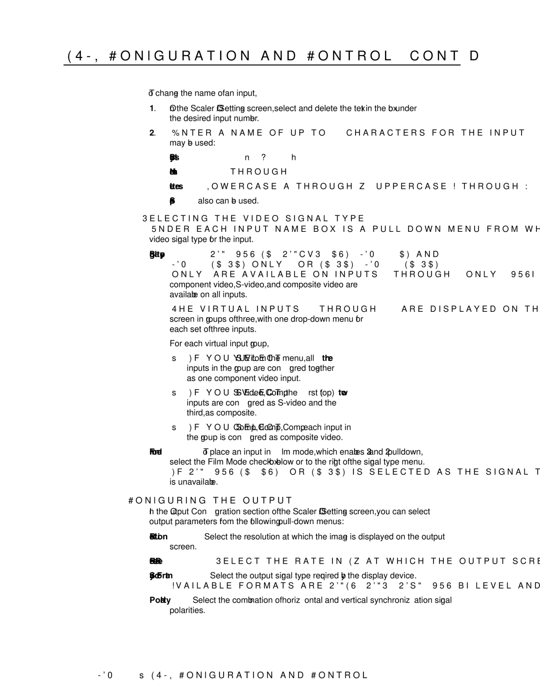 Extron electronic MGP 464 HD-SDI manual Selecting the video signal type, Configuring the output 