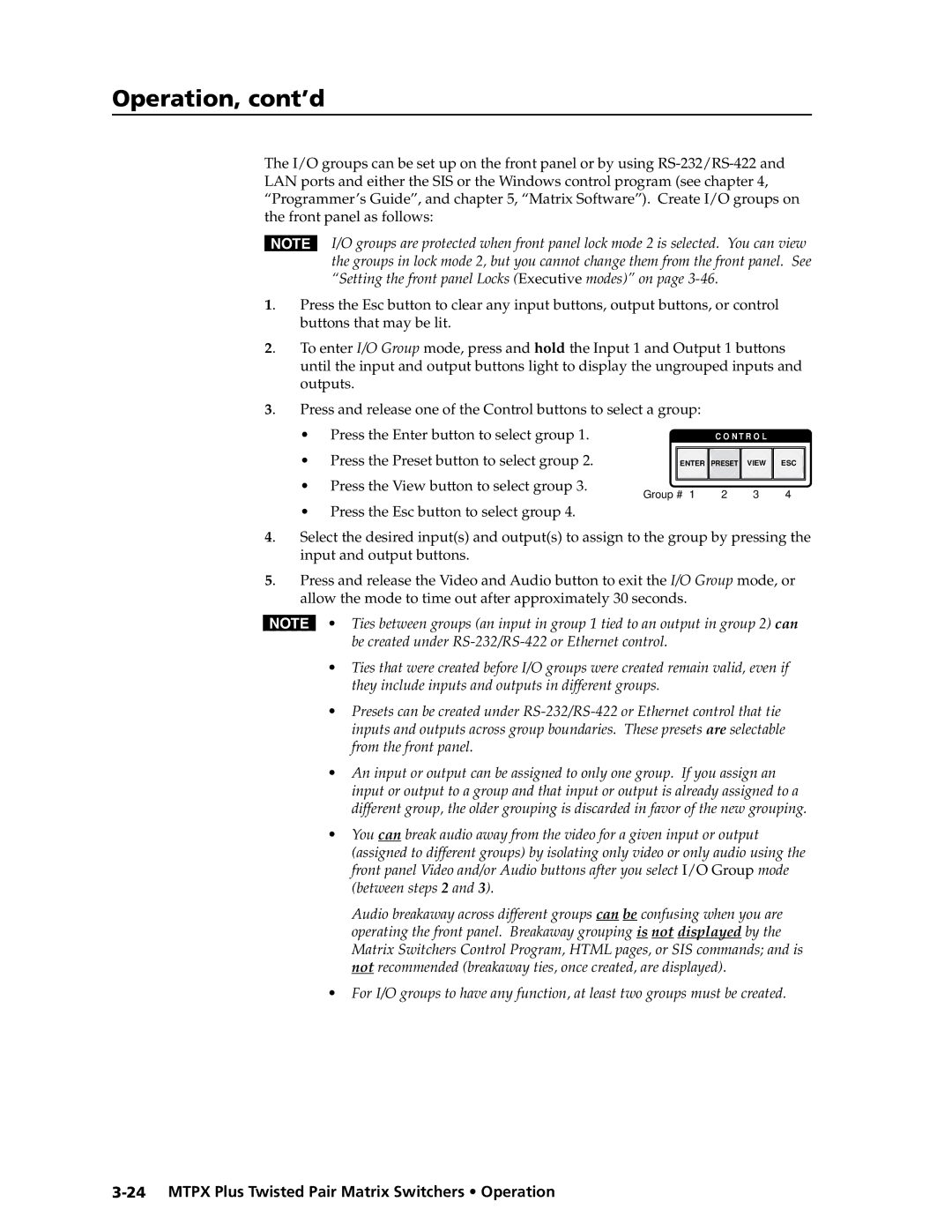 Extron electronic MTPX Plus Series manual Buttons that may be lit, Outputs 