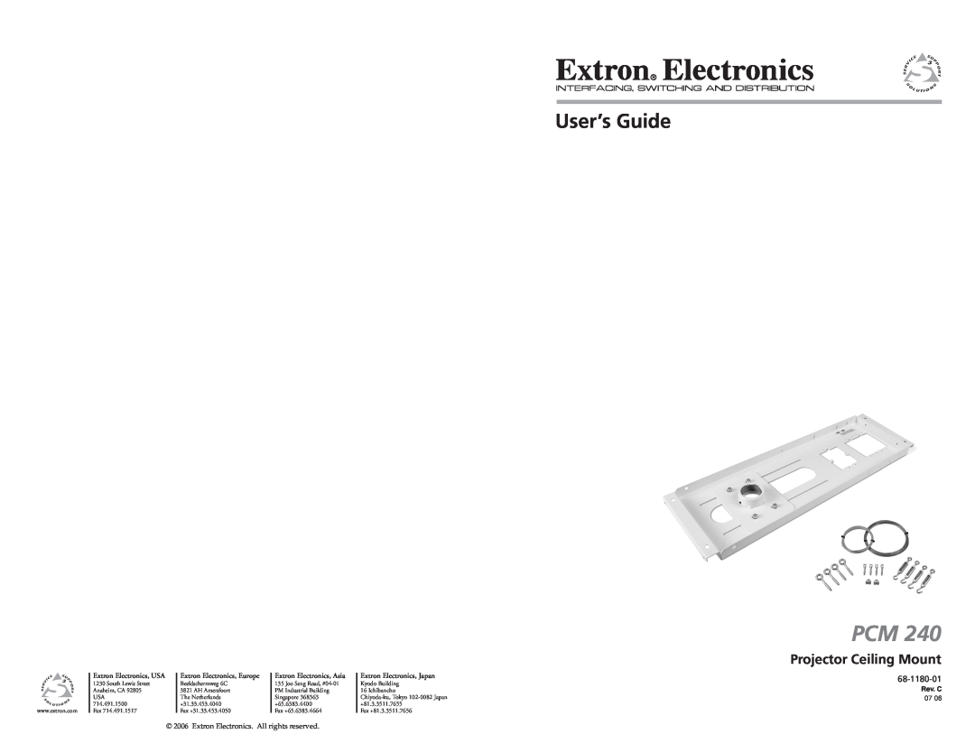 Extron electronic PCM 240 important safety instructions Pre-Installation, Mark the Frame and Cut the Ceiling Tile 