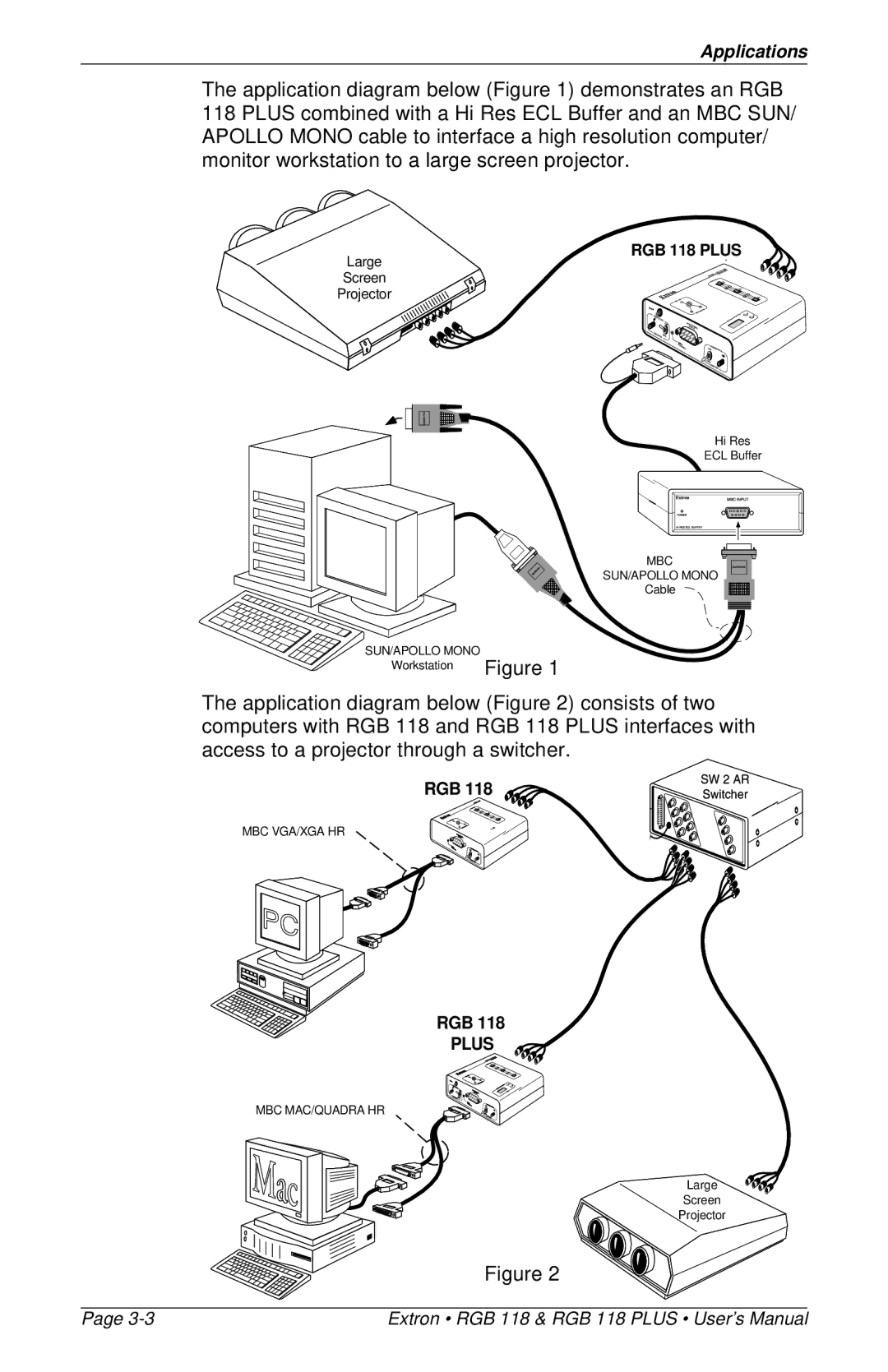 Extron electronic RGB 118 PLUS user manual RGB 118 Plus 