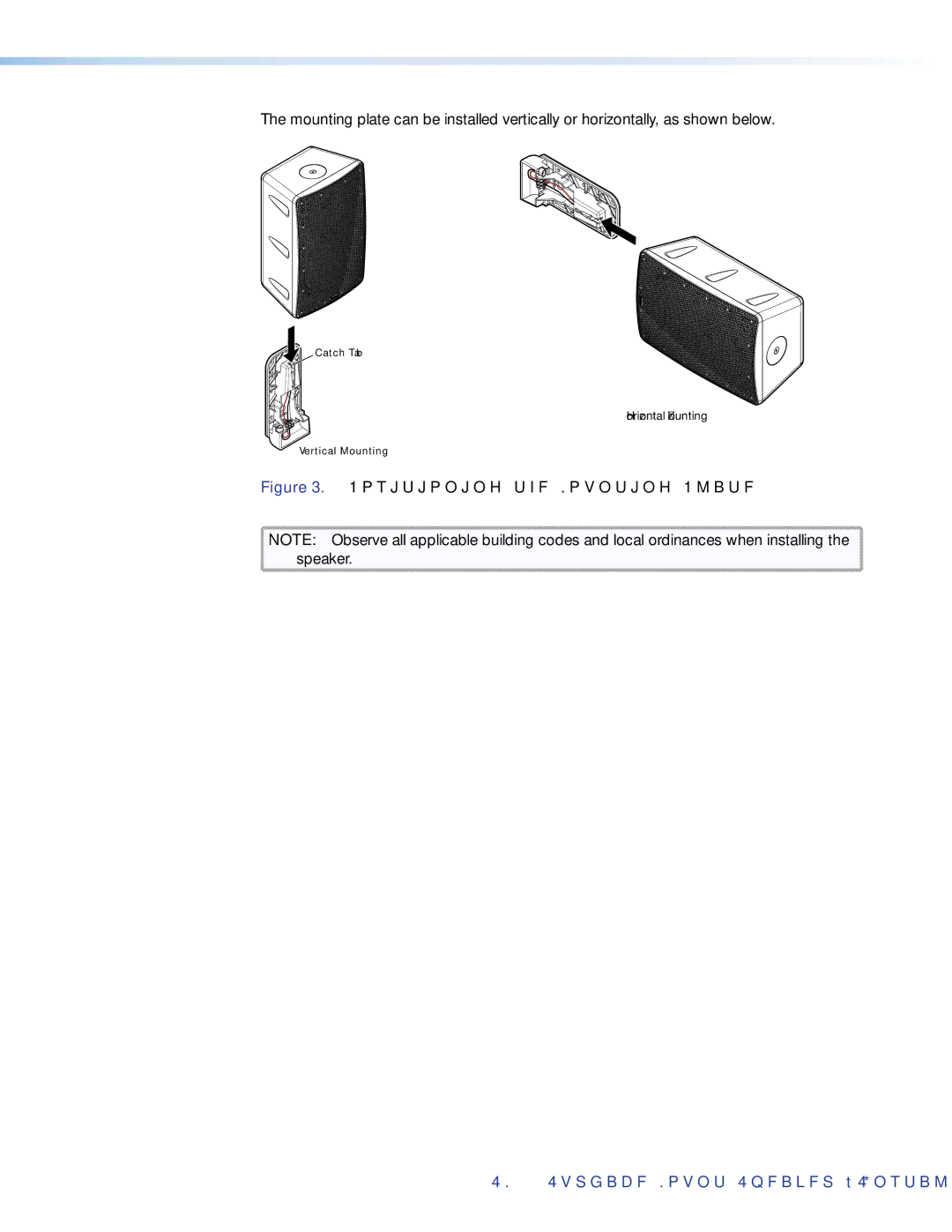 Extron electronic SM 26 manual Positioning the Mounting Plate 