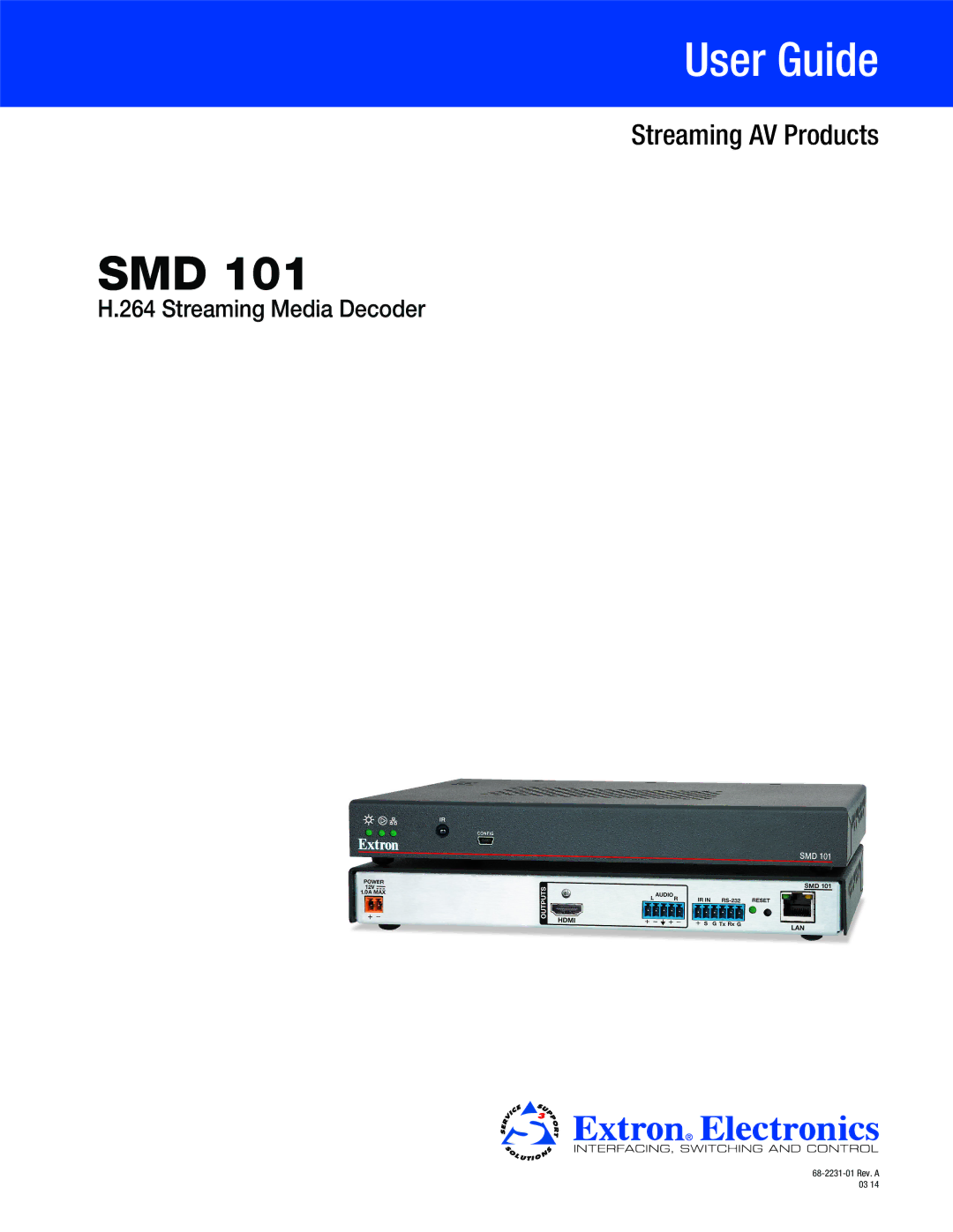 Extron electronic SMD 101 manual User Guide 