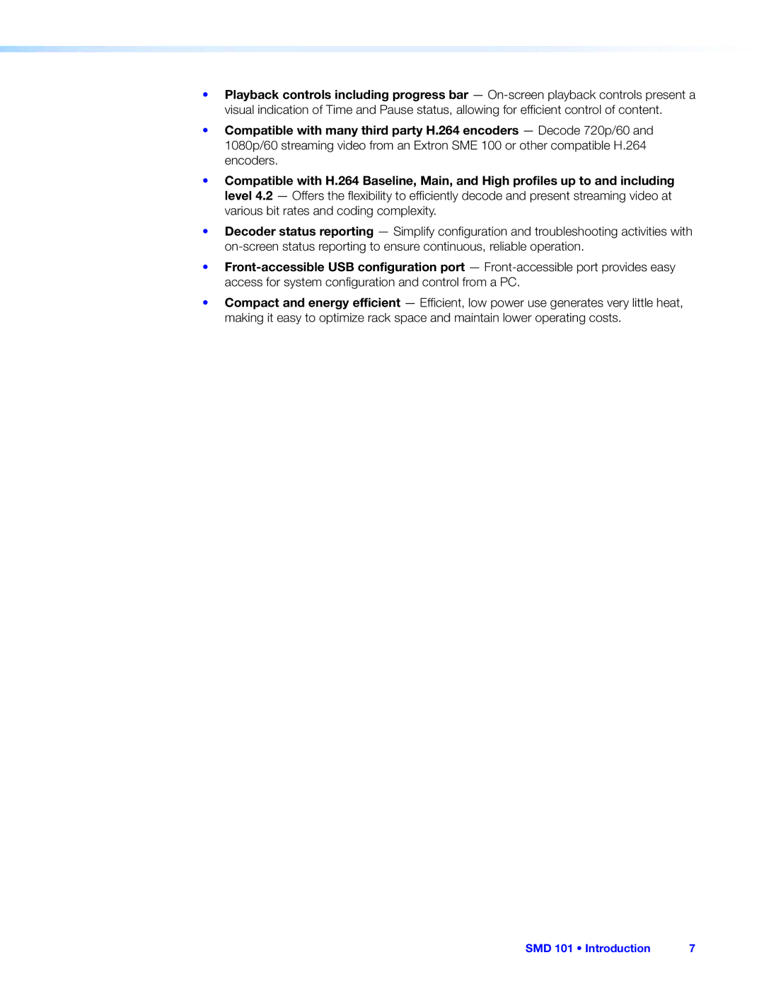 Extron electronic manual SMD 101 Introduction 