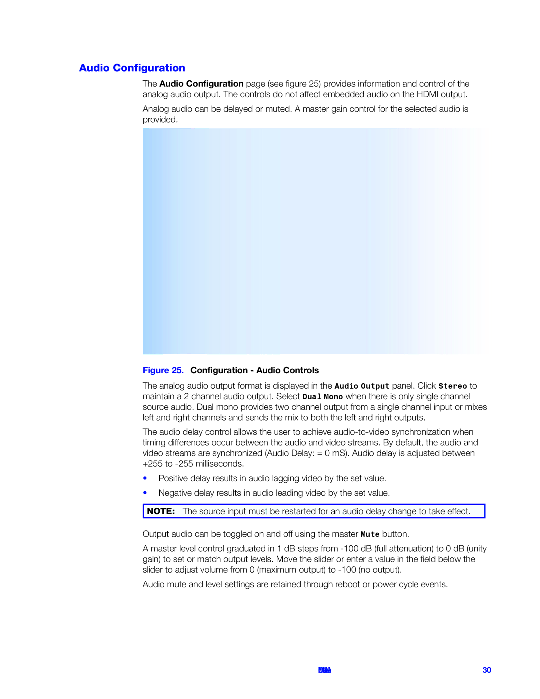 Extron electronic SMD 101 manual Audio Configuration, Configuration Audio Controls 