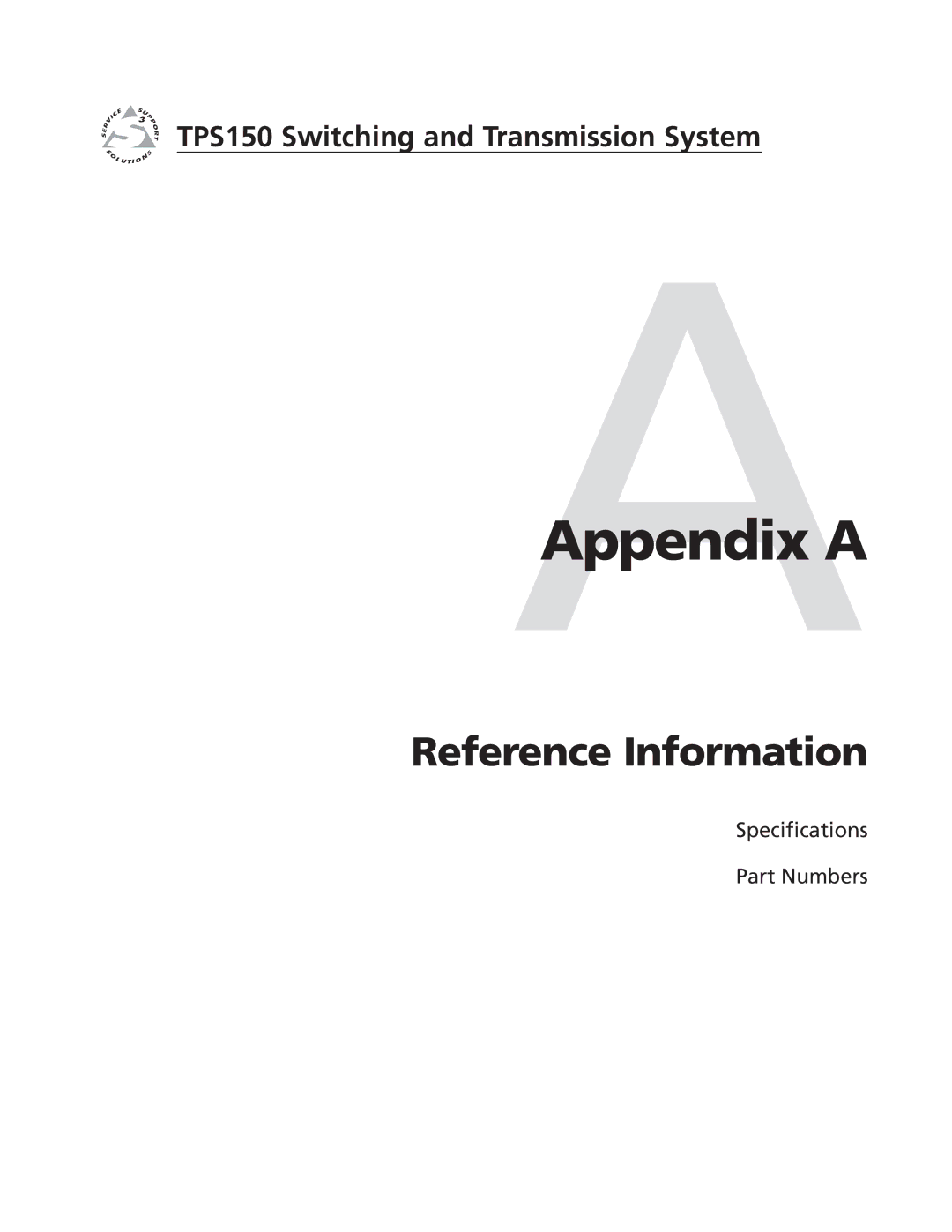 Extron electronic TPS150 manual AAppendix a 