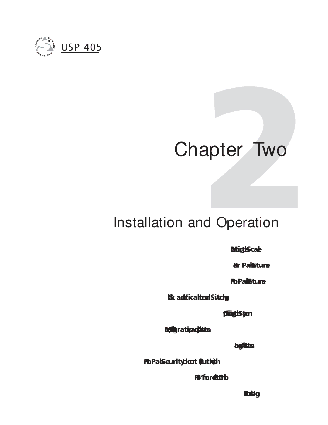 Extron electronic USP 405 manual Installation and Operation 