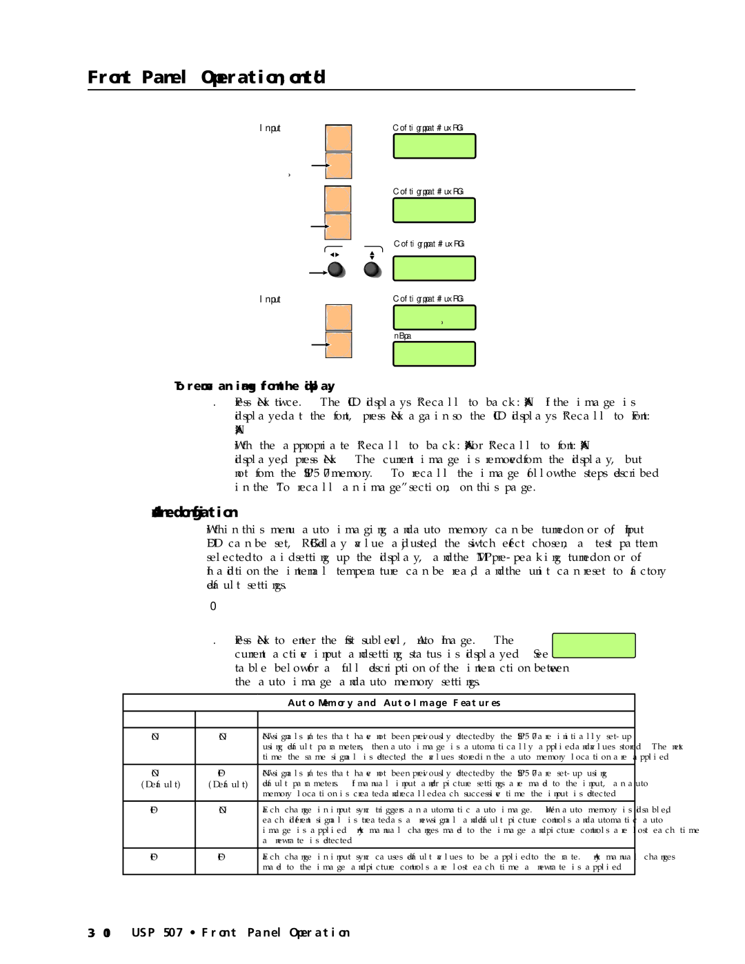 Extron electronic USP 507 manual Advanced configuration, To remove an image from the display 