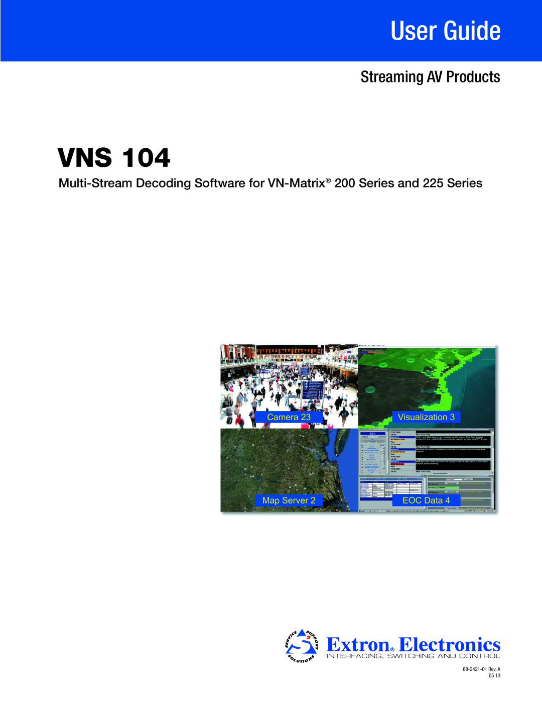 Extron electronic VNS 104 manual Vns 