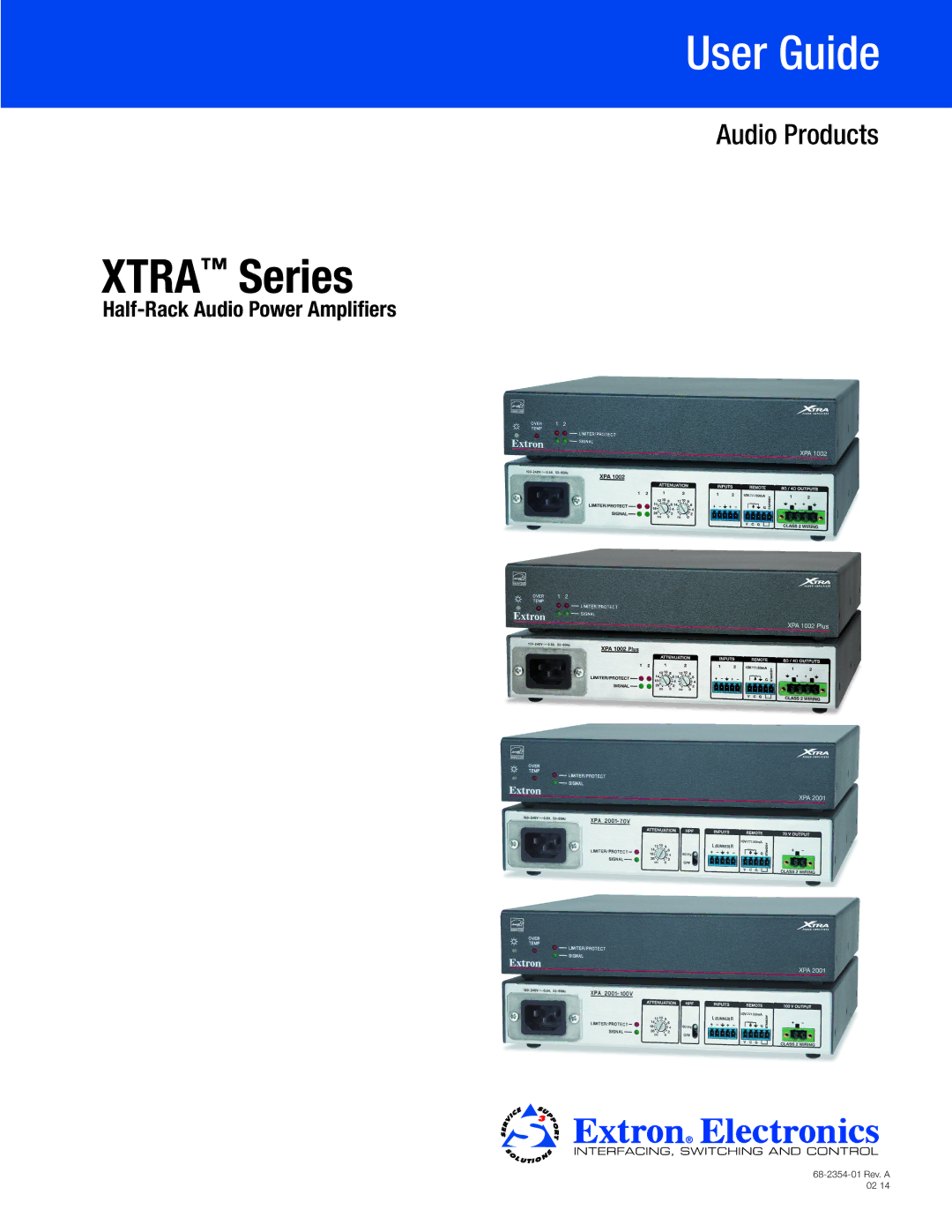 Extron electronic XTRA SERIES manual User Guide 