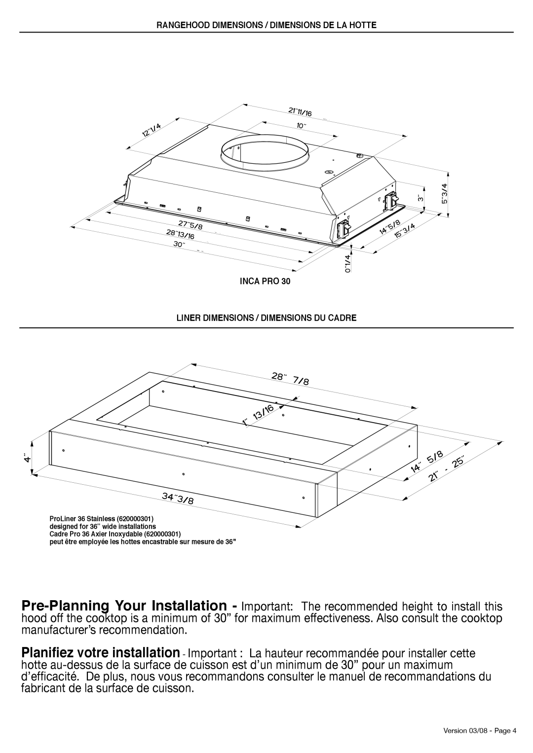 Faber 630003952 installation instructions Peut être employée les hottes encastrable sur mesure de 