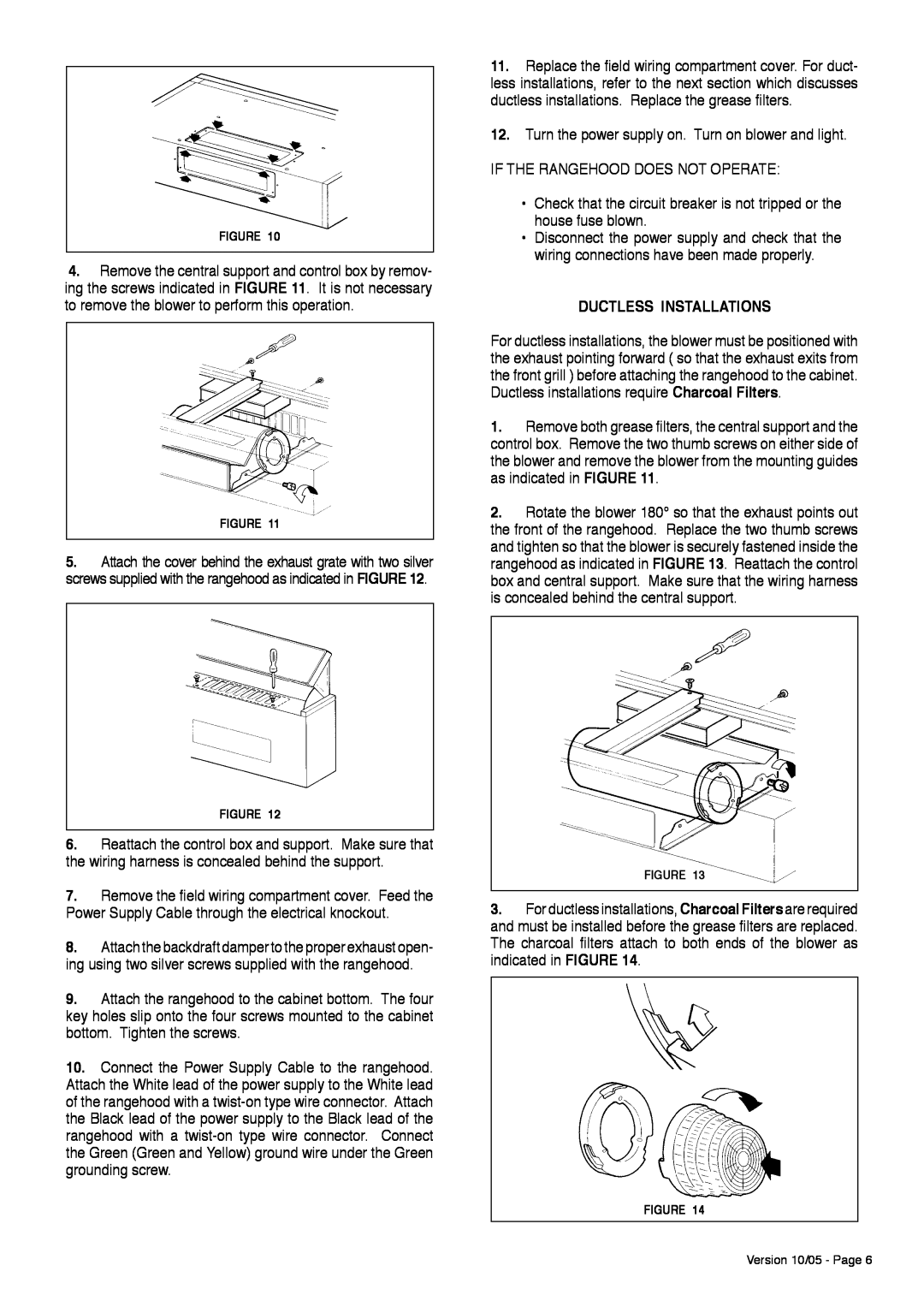 Faber Agio installation instructions Ductless Installations 