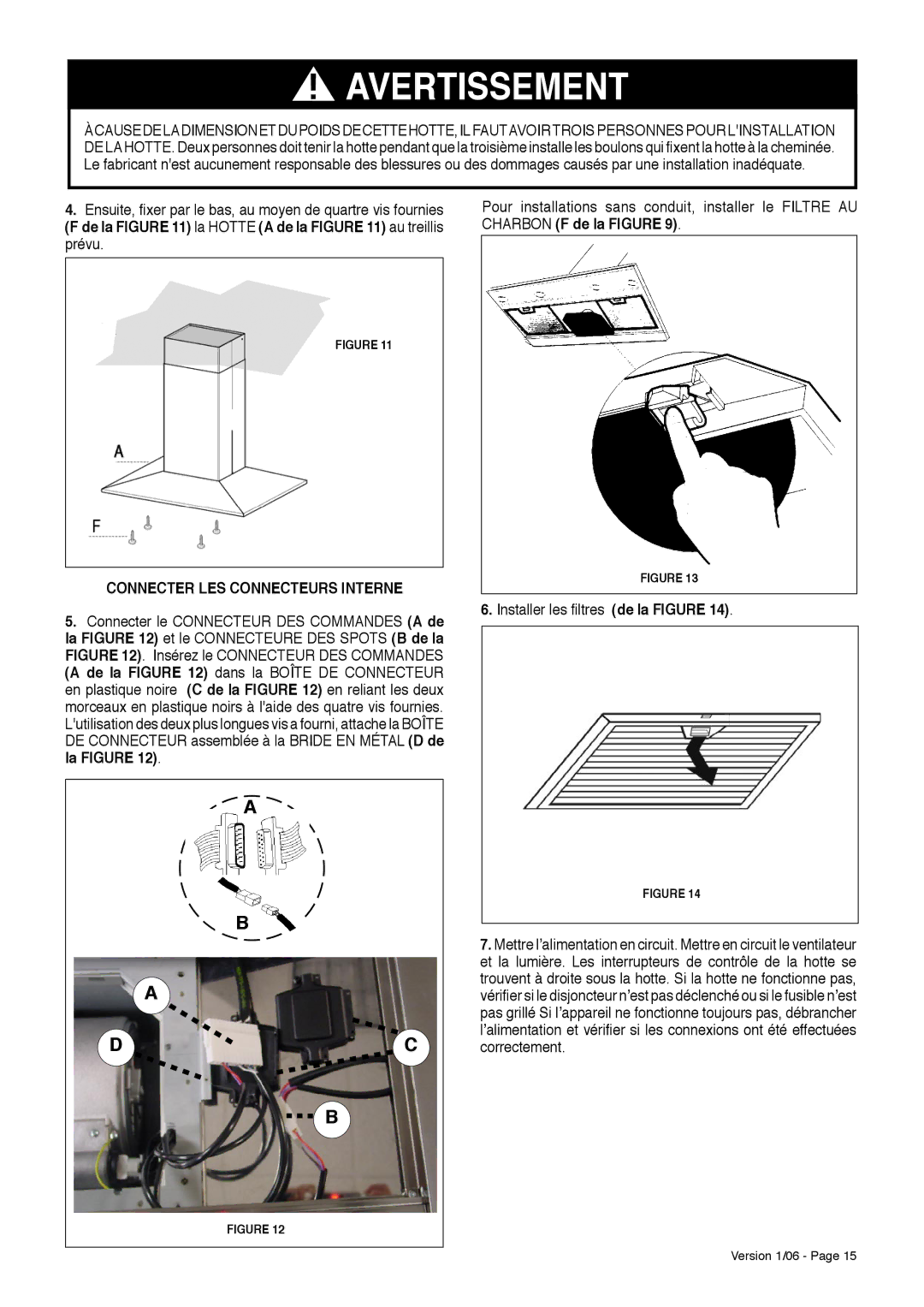 Faber Dama Isola installation instructions 