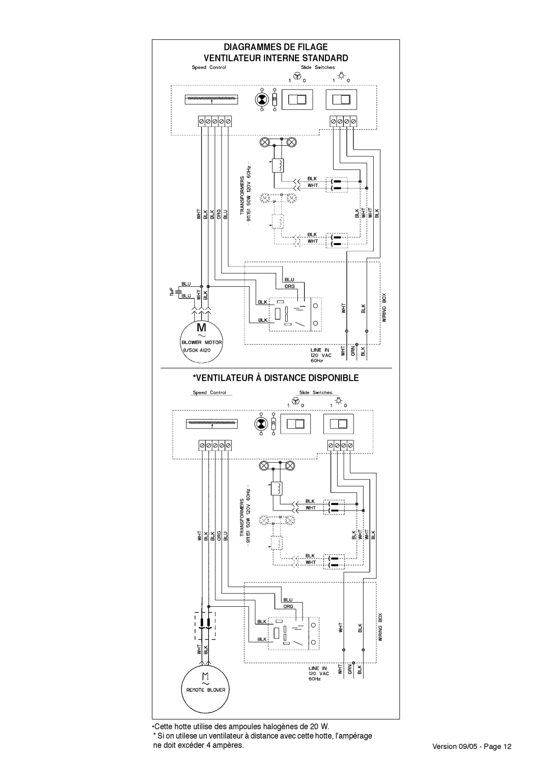 Faber ISOLA installation instructions Version 09/05 