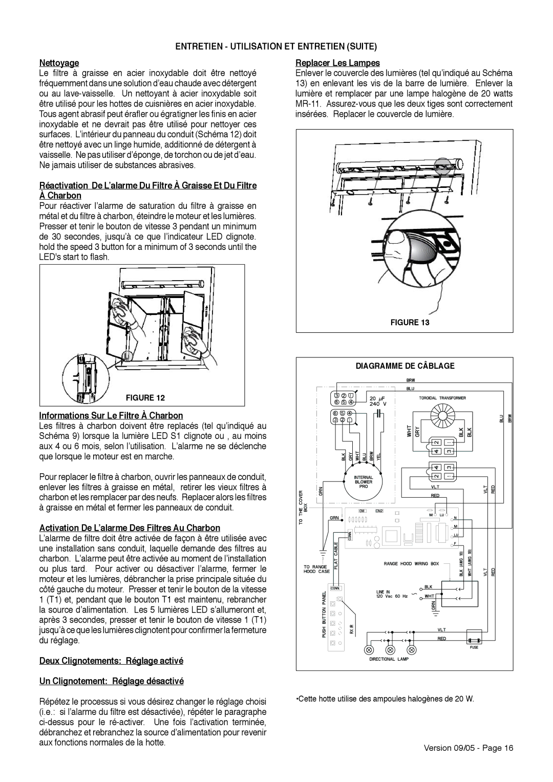 Faber Matrix installation instructions Entretien Utilisation ET Entretien Suite 