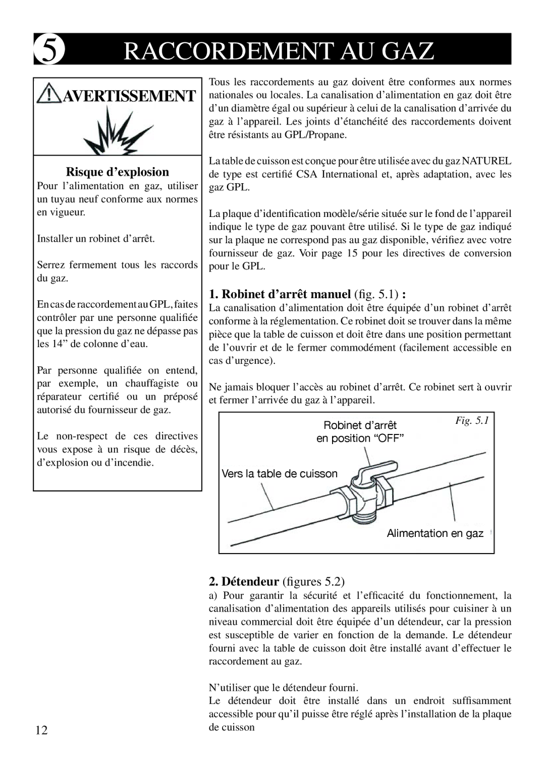 Fagor America 2MFA2GLSX manual  2!##/2$%-%.4 !55,  2OBINET DARRÐT MANUELlG  ,  $ÏTENDEUR lGURES  