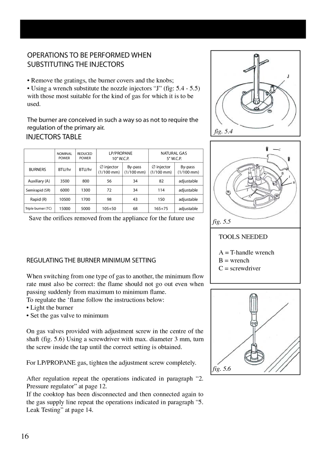 Fagor America 3FIA-95GLST X manual 4/.3/4//% 0%2&/2-%$ 7% %.*%#4/23, #4/2324!,%, 4 %52.%2 -.-5- 3%44, Tools Needed 