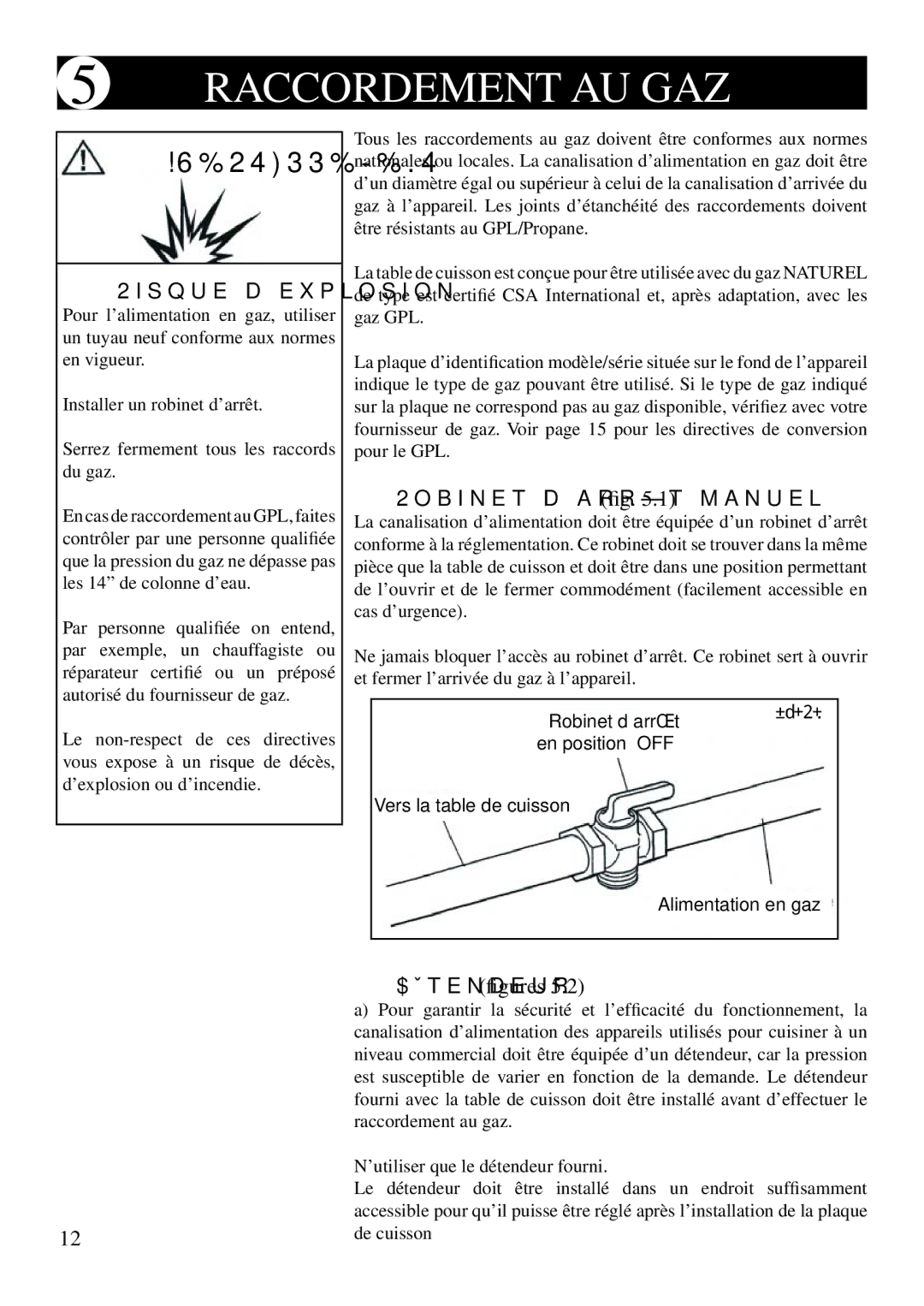 Fagor America 3FIA-95GLST X manual  2!##/2$%-%.4 !55,  2OBINET DARRÐT MANUELlG  ,  $ÏTENDEUR lGURESU 