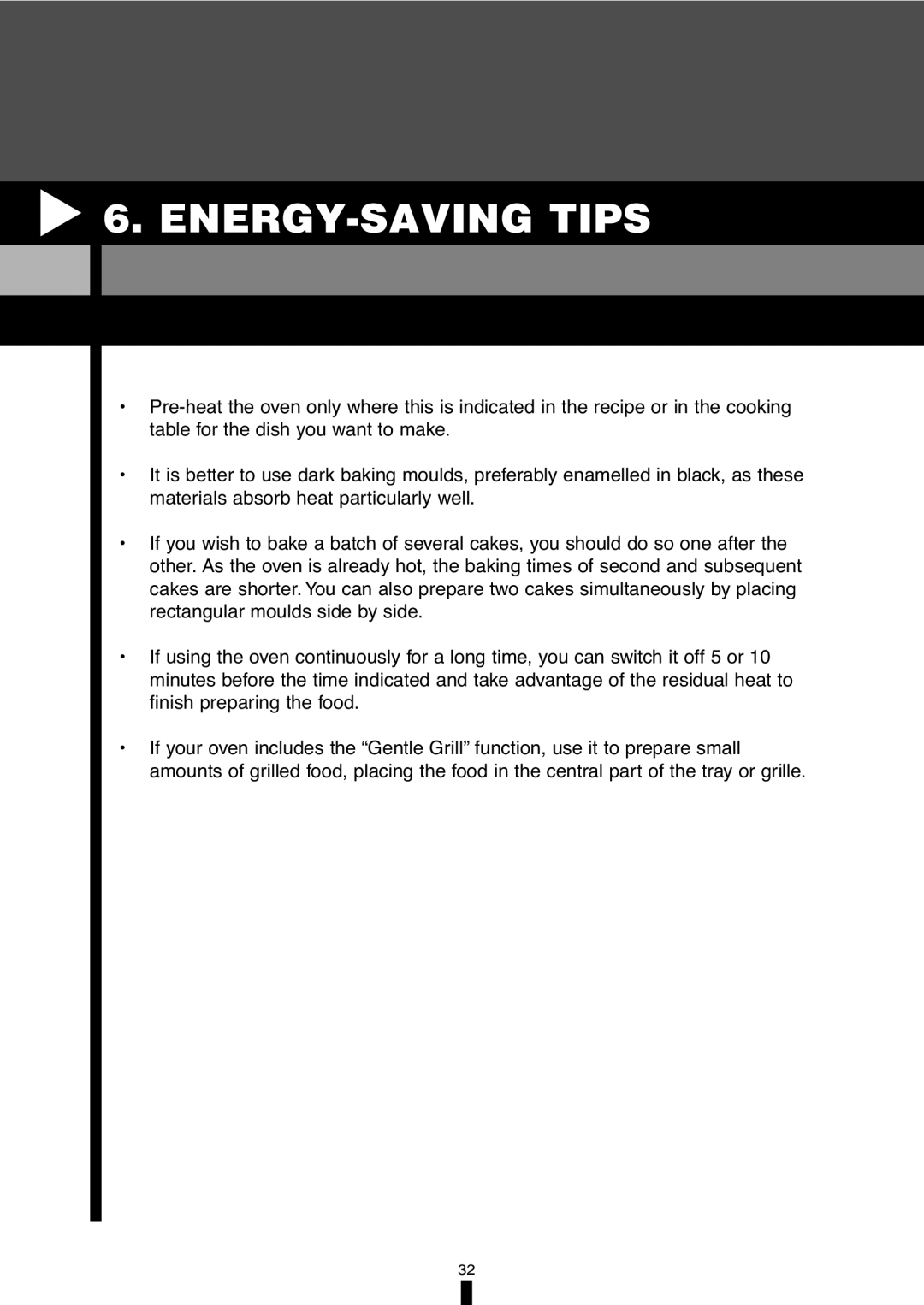 Fagor America 5HA-196X manual ENERGY-SAVING Tips 