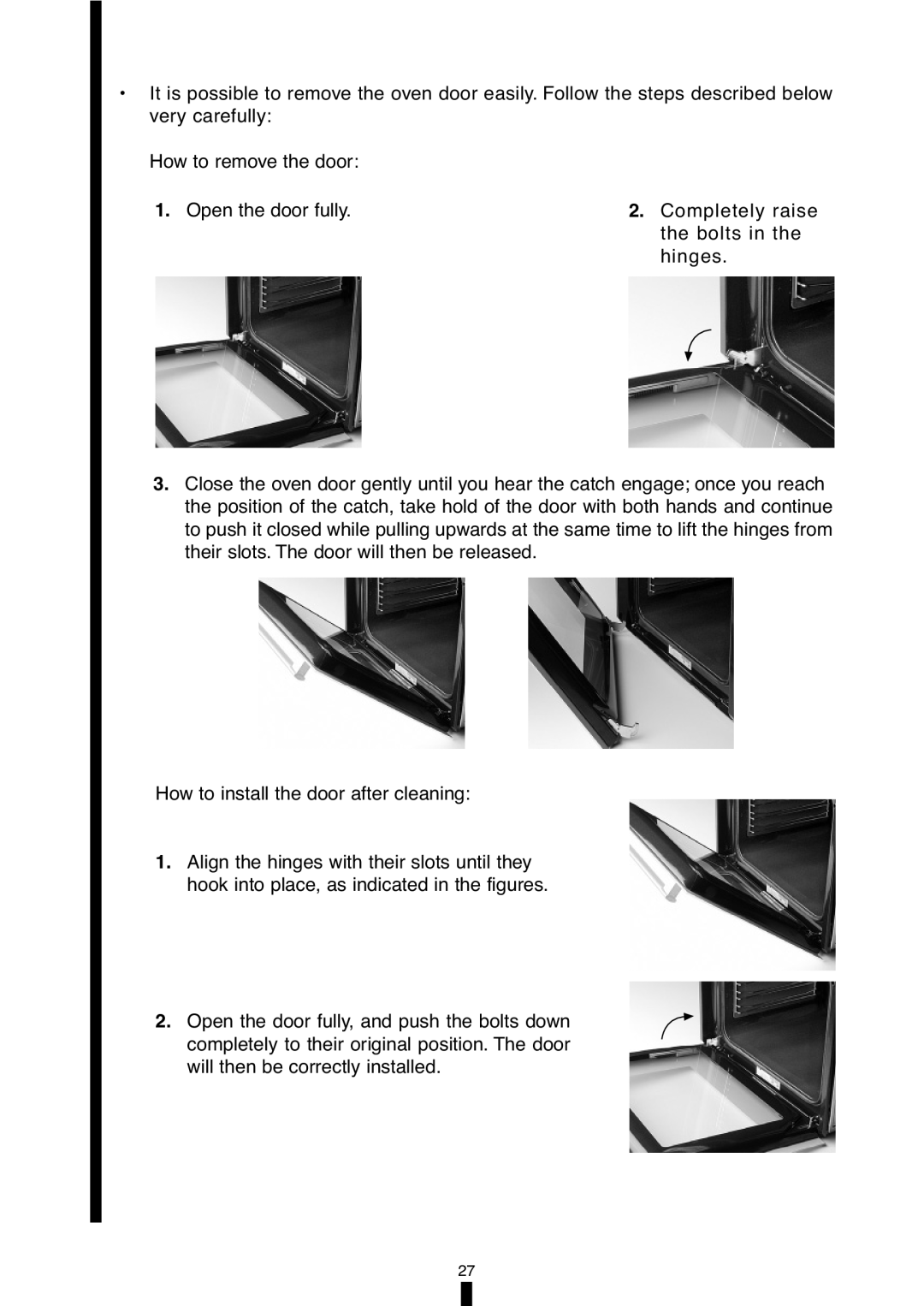 Fagor America 5HA-196X manual How to remove the door 