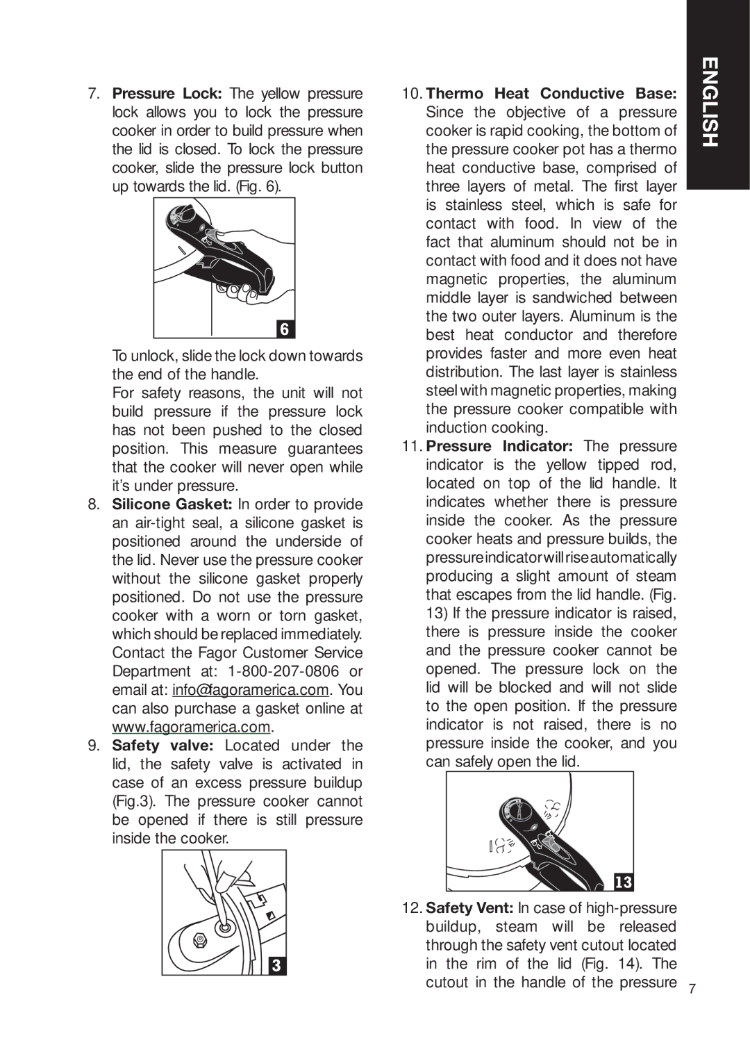 Fagor America fagor duo pressure cooker user manual English 