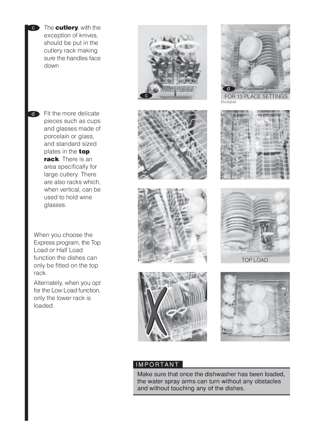 Fagor America LFA-019 SS, LFA-019 IX, IX LFA-013 SS manual For 13 Place Settings 