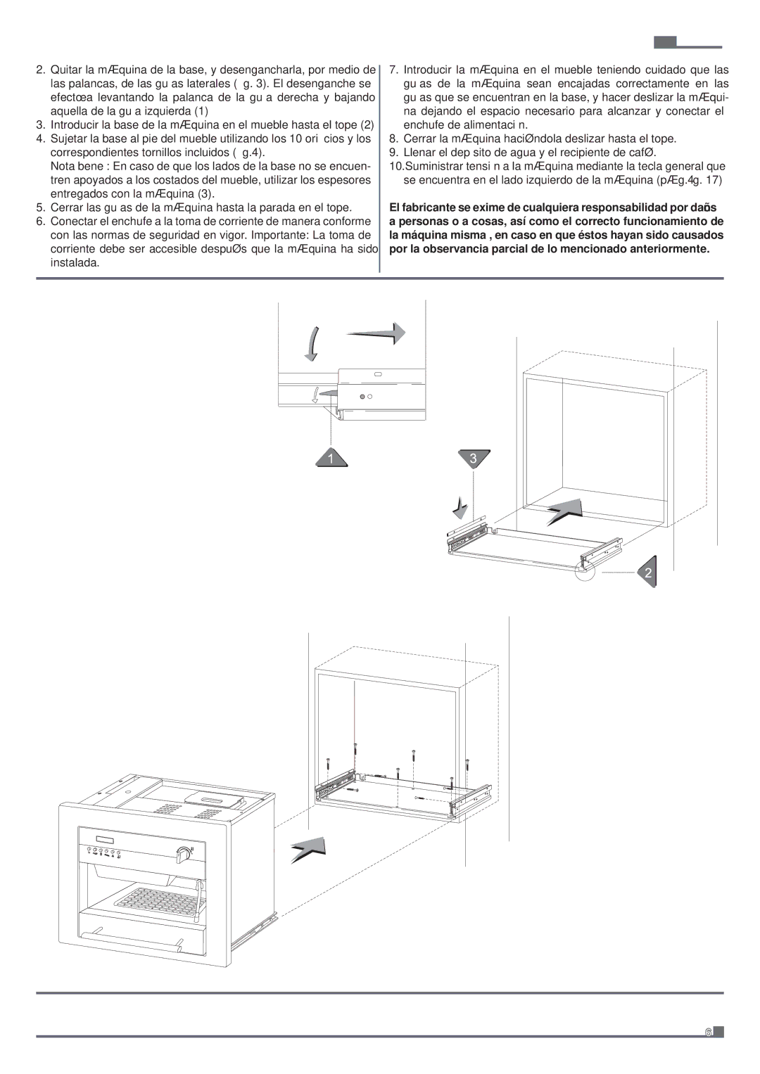 Fagor America MQC-A10 US manual Se encuentra en el lado izquierdo de la máquina pág.4 ﬁg 