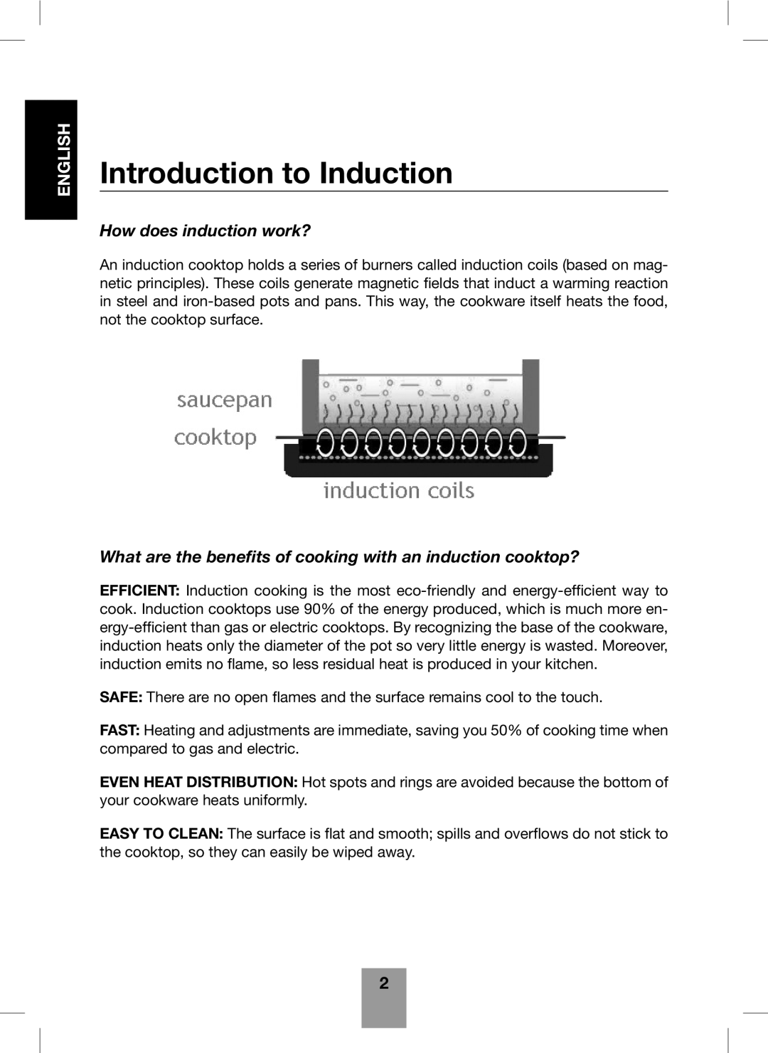 Fagor America Portable Induction Cooktop user manual Introduction to Induction, How does induction work? 