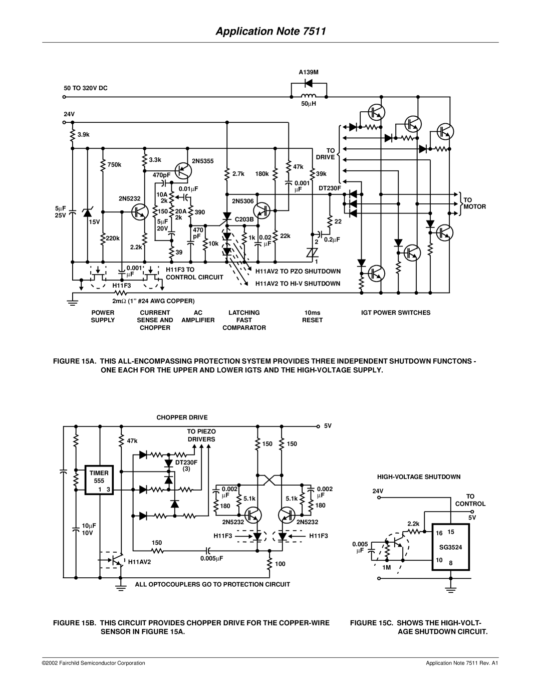 Fairchild AN-7511 manual This Circuit Provides Chopper Drive for the COPPER-WIRE 