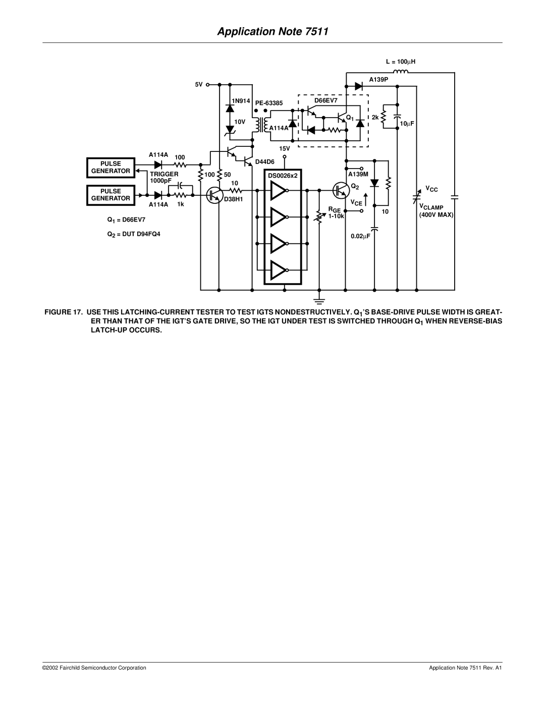 Fairchild AN-7511 manual Pulse 