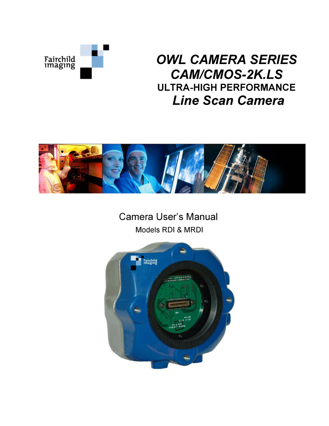 Fairchild user manual OWL Camera Series CAM/CMOS-2K.LS 