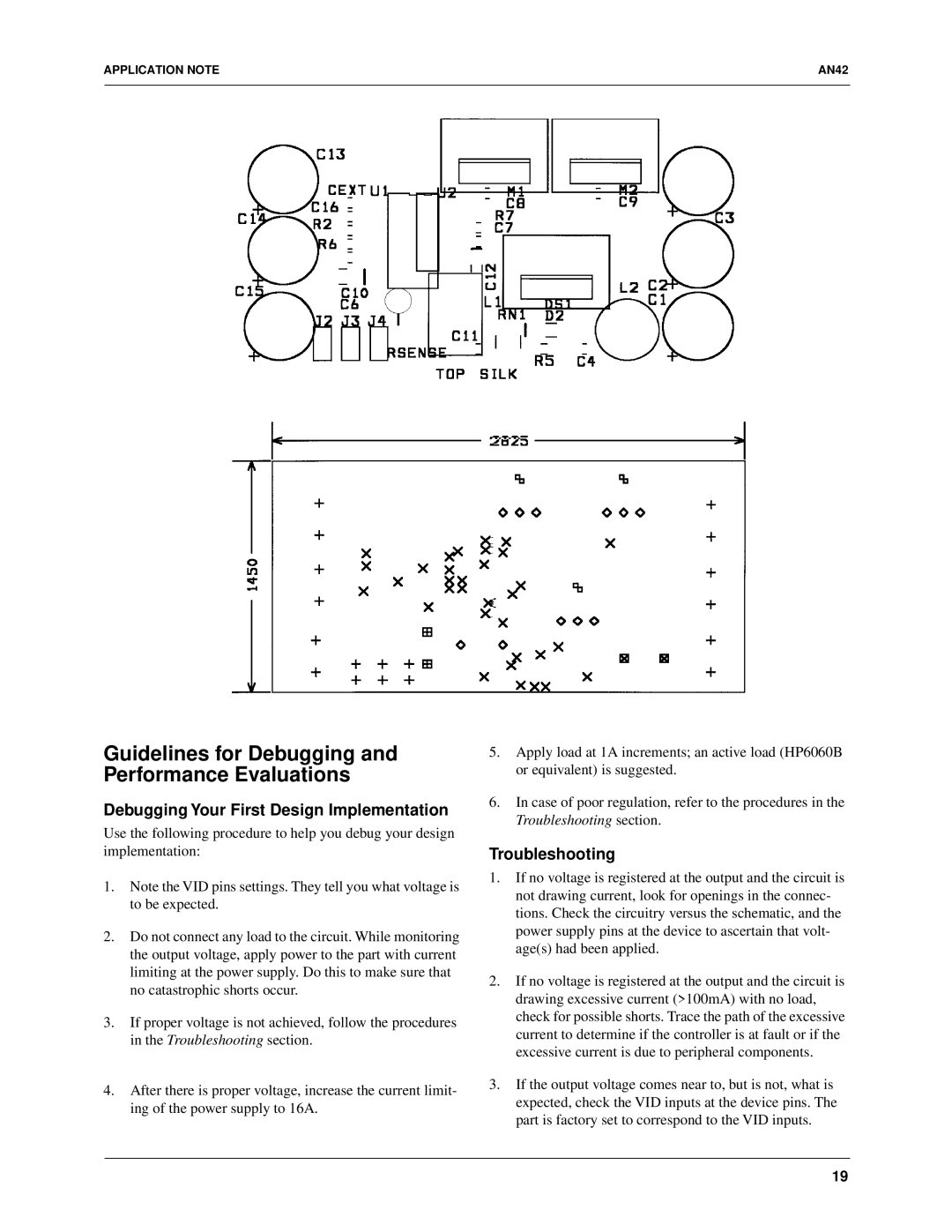 Fairchild RC5040, RC5042 Guidelines for Debugging and Performance Evaluations, Debugging Your First Design Implementation 