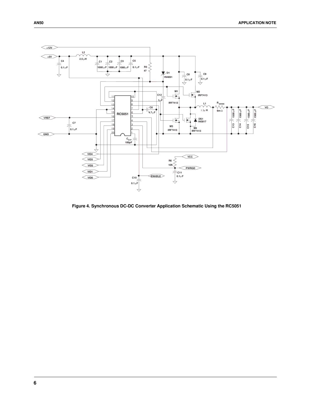 Fairchild RC5050 specifications RC5051 