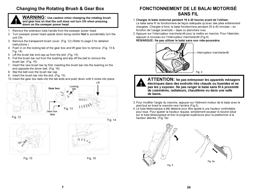 Fantom Vacuum FS835 Changing the Rotating Brush & Gear Box, Fonctionnement DE LE Balai Motorisé Sans FIL, De bains 