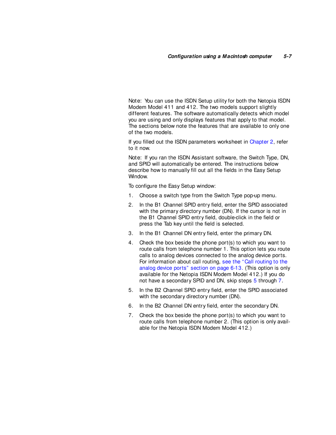 Farallon Communications 612, 412 manual Conﬁguration using a Macintosh computer 