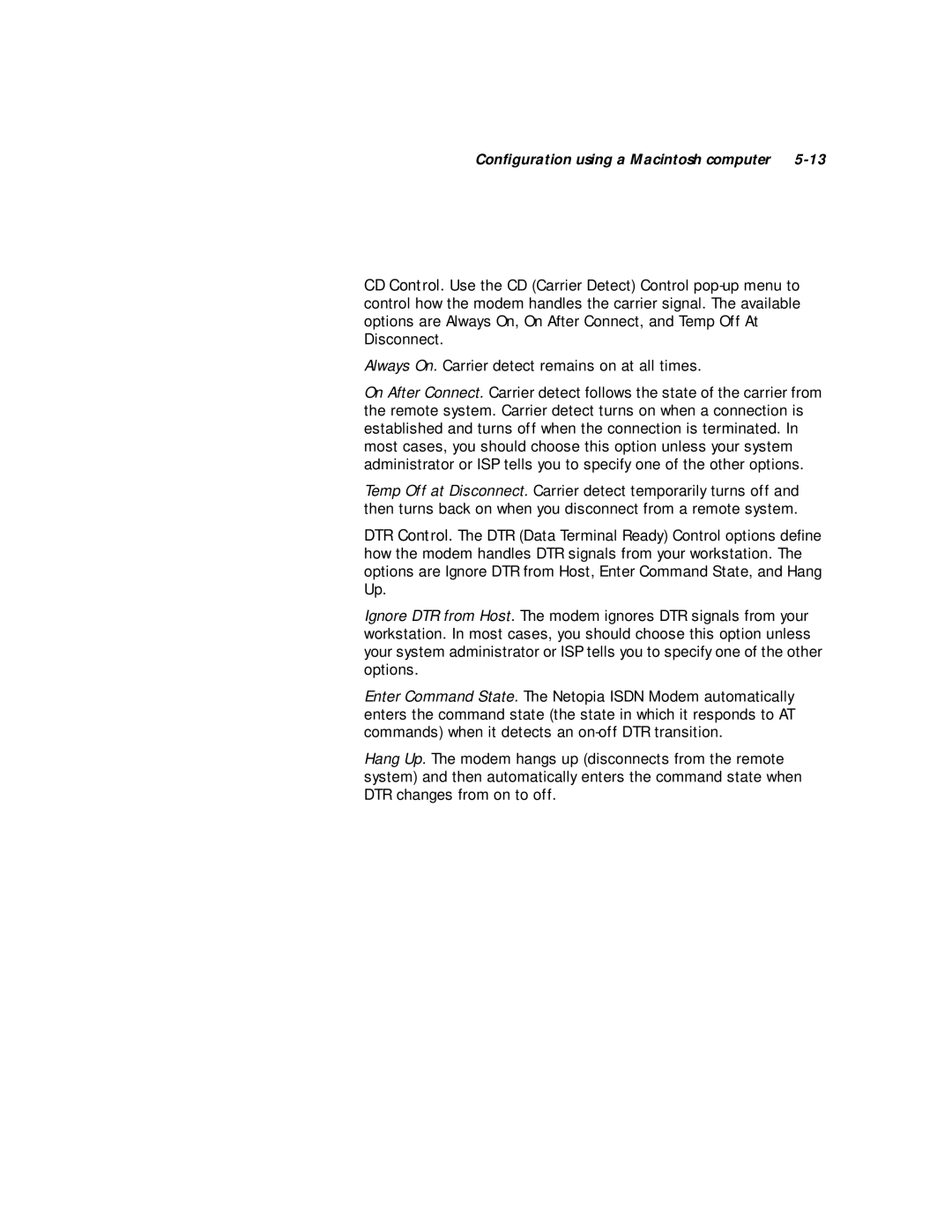 Farallon Communications 612, 412 manual Conﬁguration using a Macintosh computer 