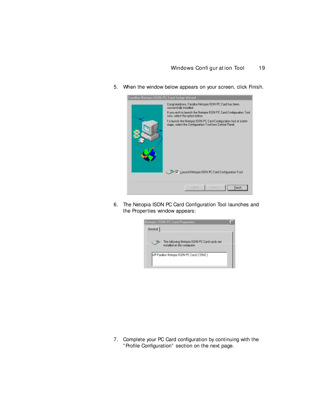 Farallon Communications NetopiaTM manual Windows CON ﬁGURATION Tool 