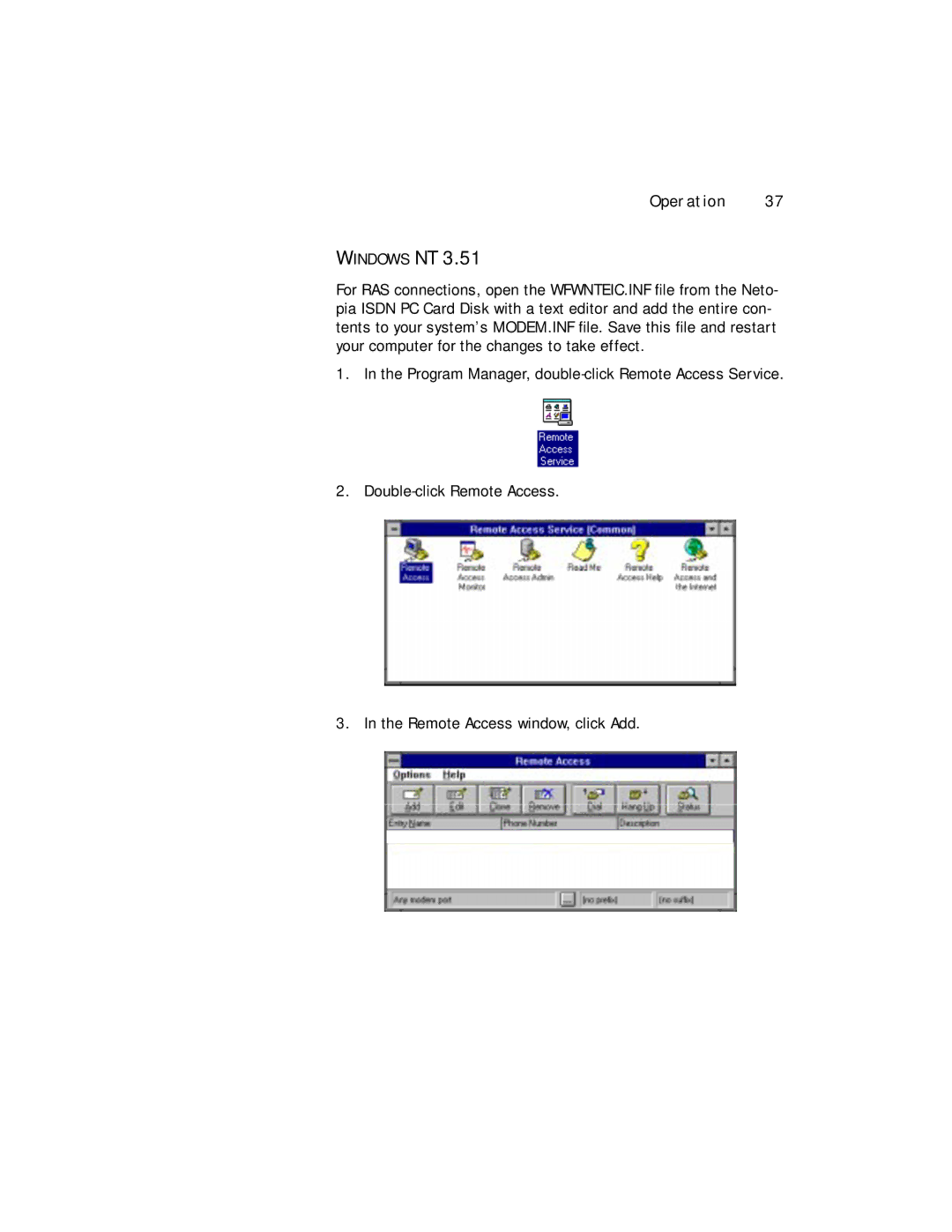 Farallon Communications NetopiaTM manual Windows NT 