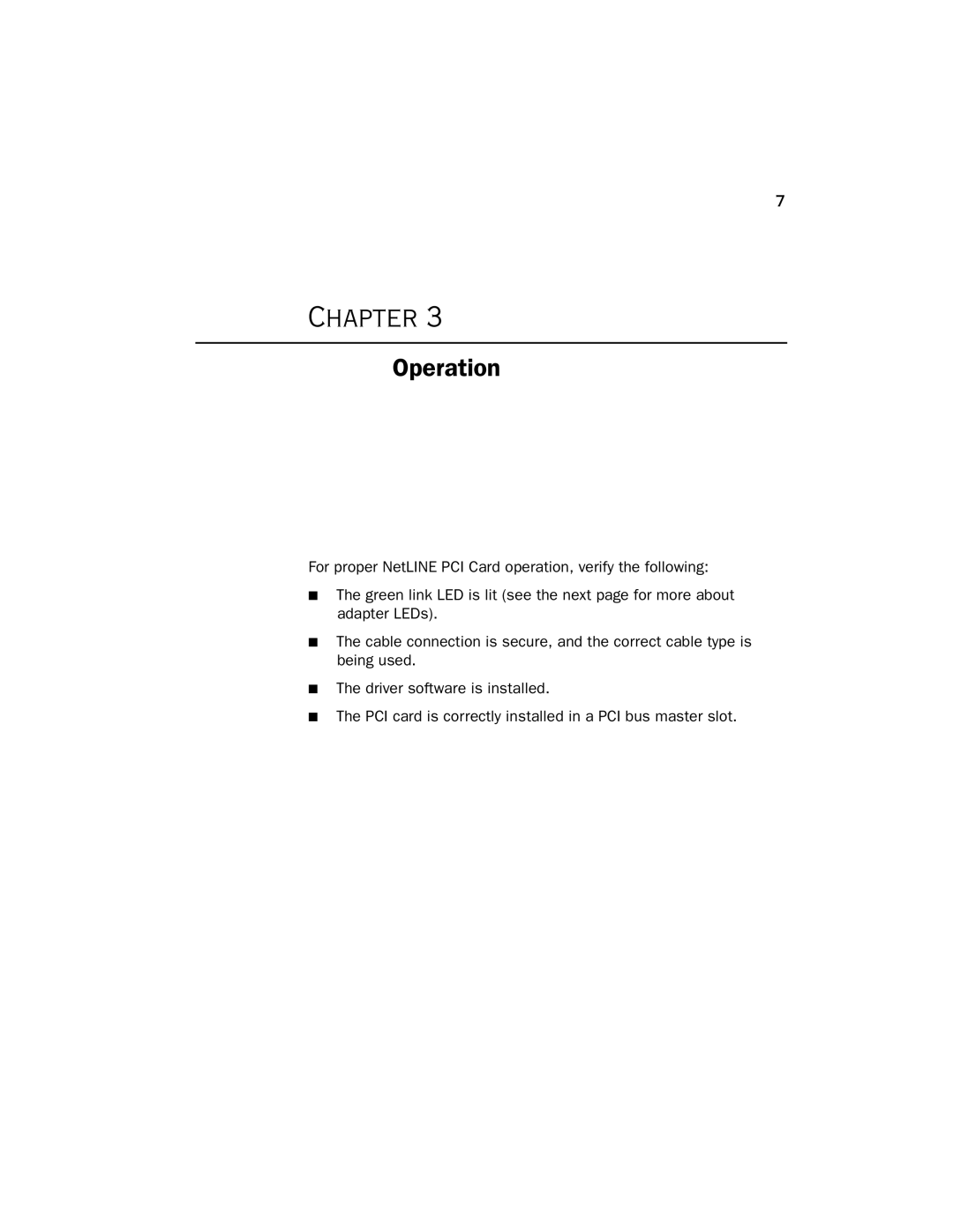 Farallon Communications PCI Card manual Operation 