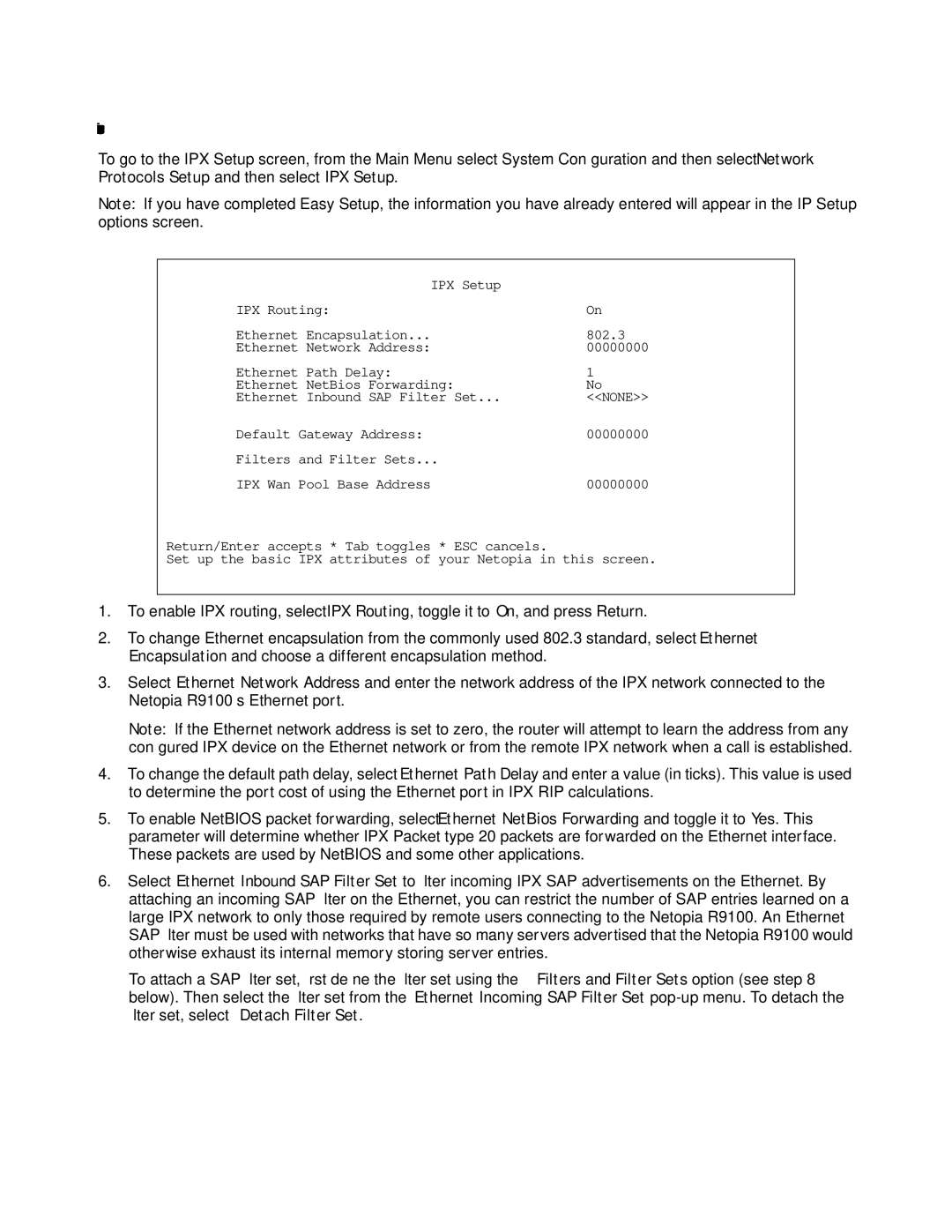 Farallon Communications R9100 manual Default Gateway Address 