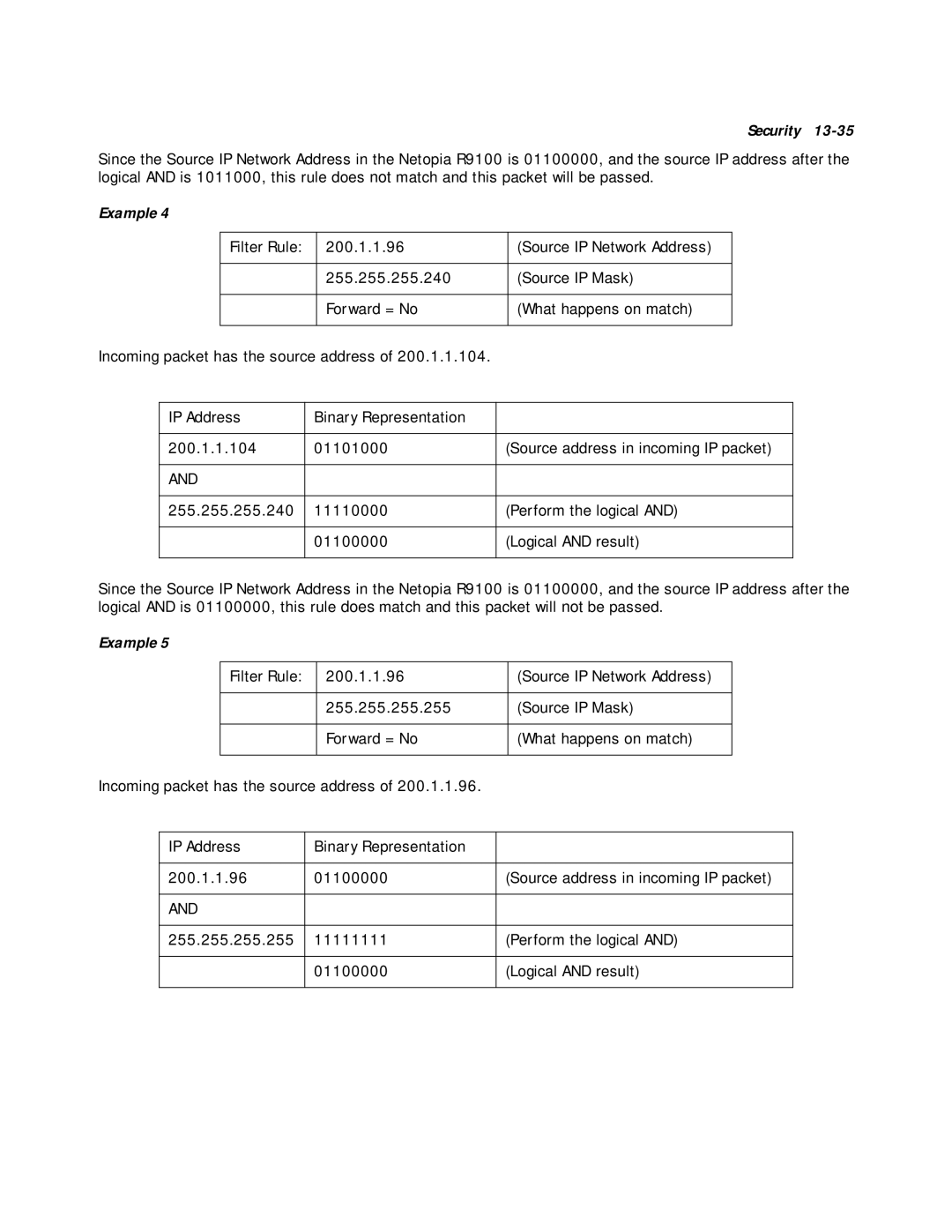 Farallon Communications R9100 manual Example 