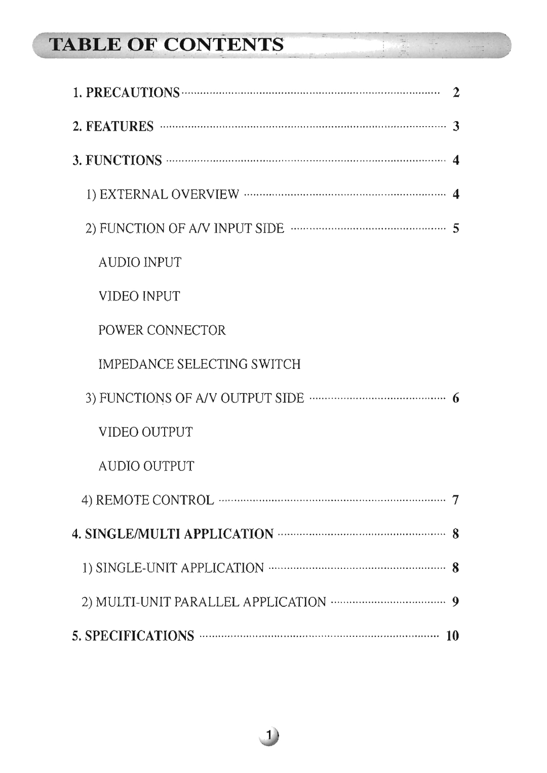 Farenheit Technologies AVIR-3 manual 