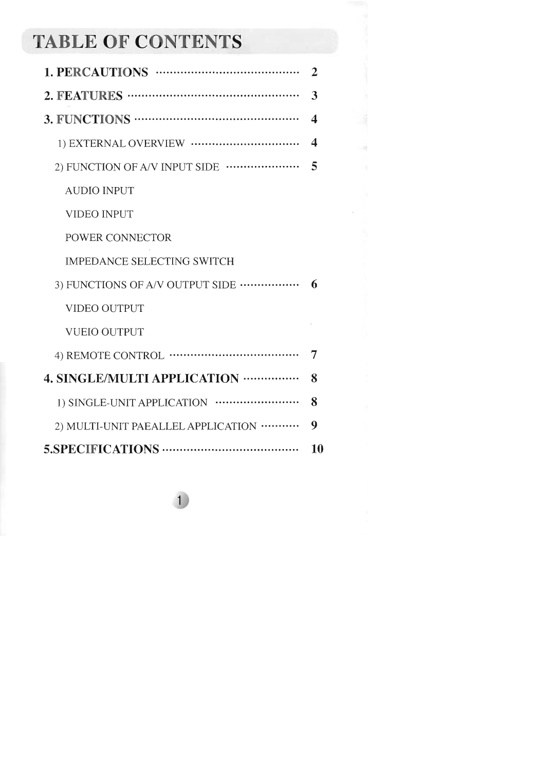 Farenheit Technologies AVIR-4 manual 